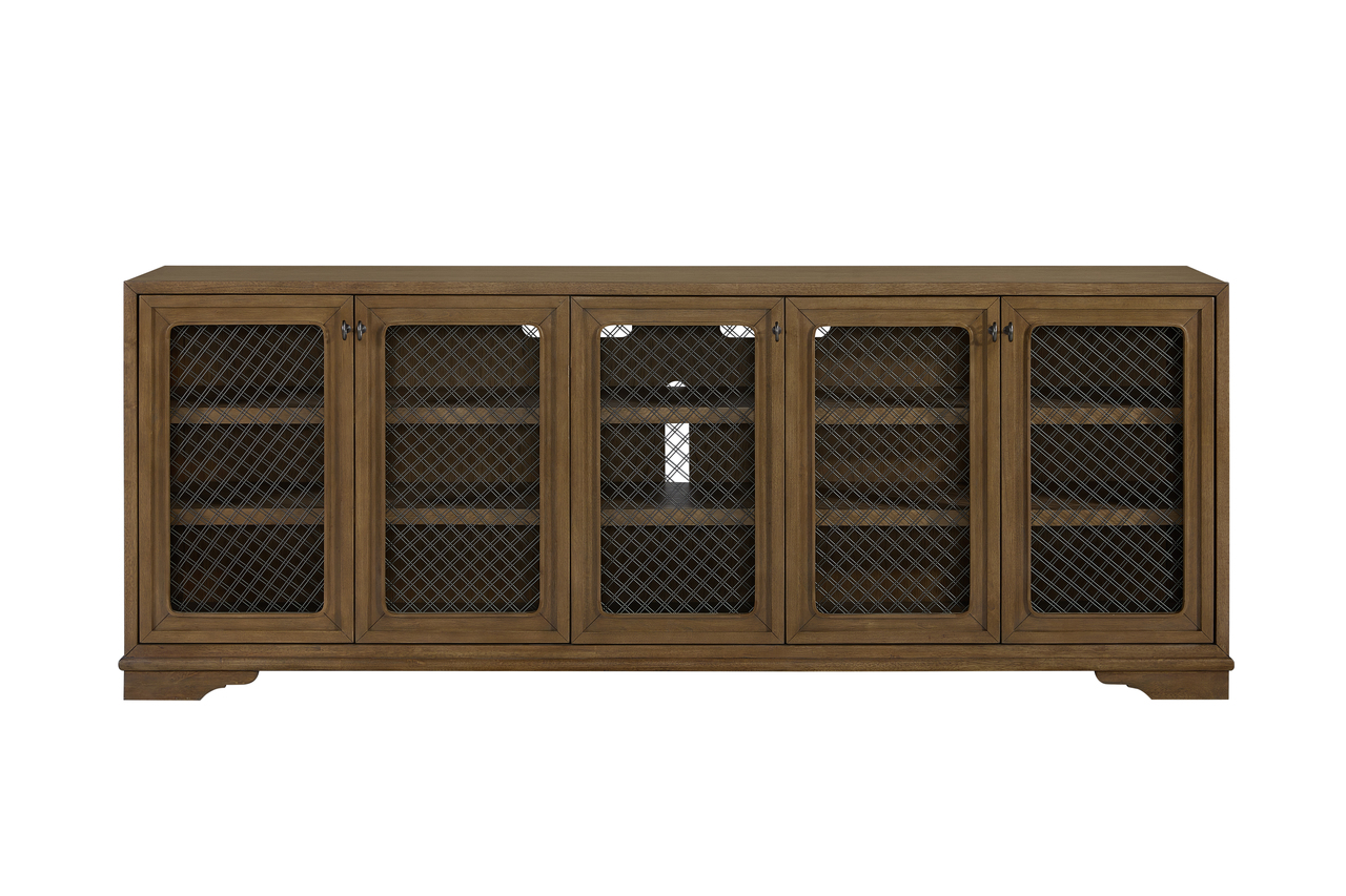 Magnolia 84 Inch Console In Almond by Bernell | 1StopBedrooms