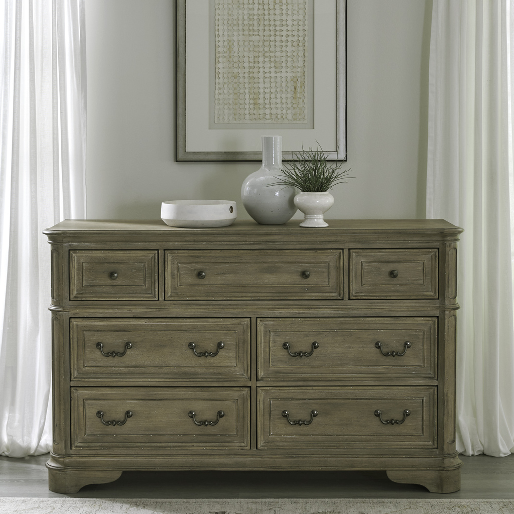 Paxton Place Dovetail Grey Small Drawer Nightstand From Magnussen Home