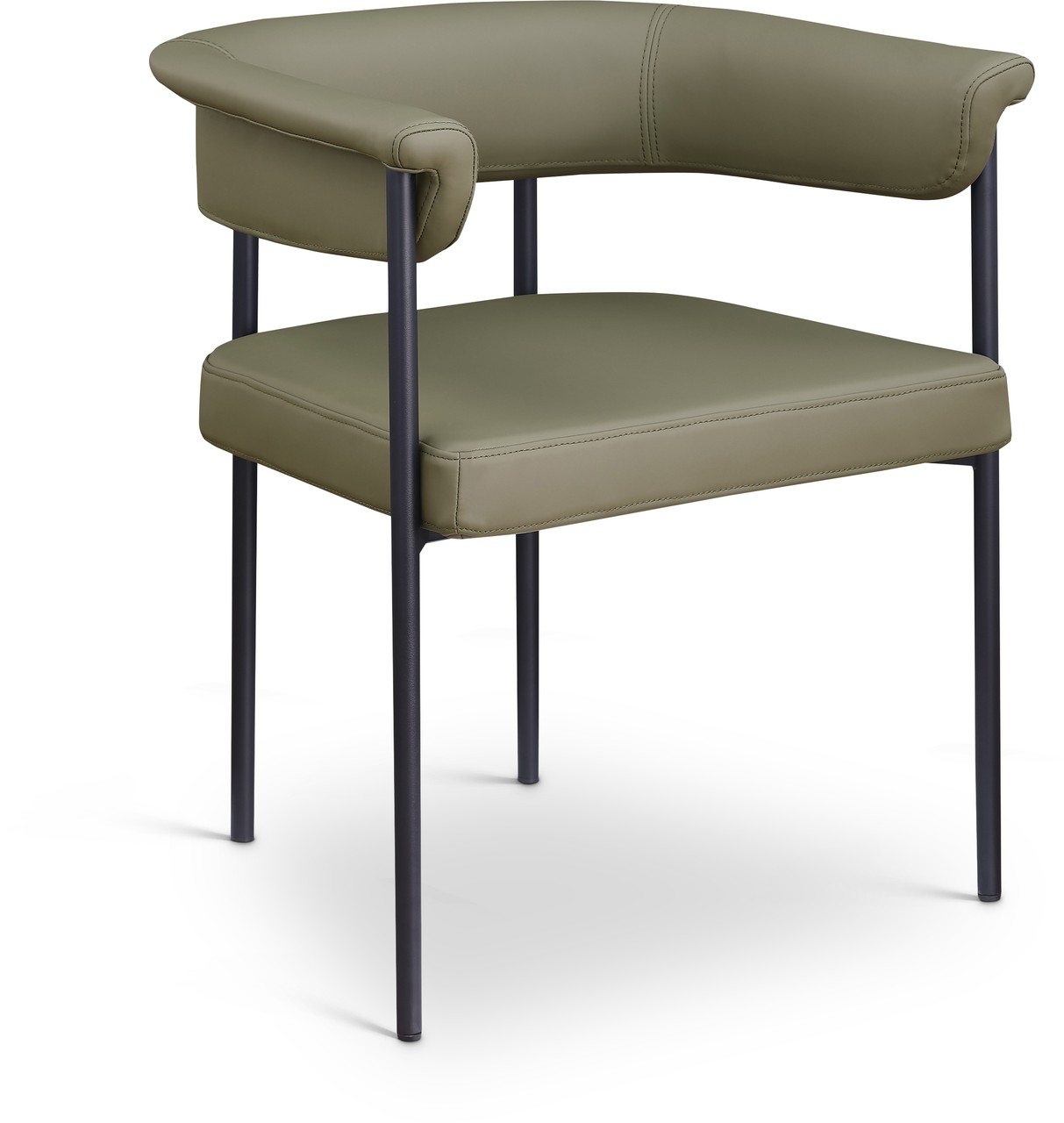 Leather Minimalist Dining Chair Set preview
