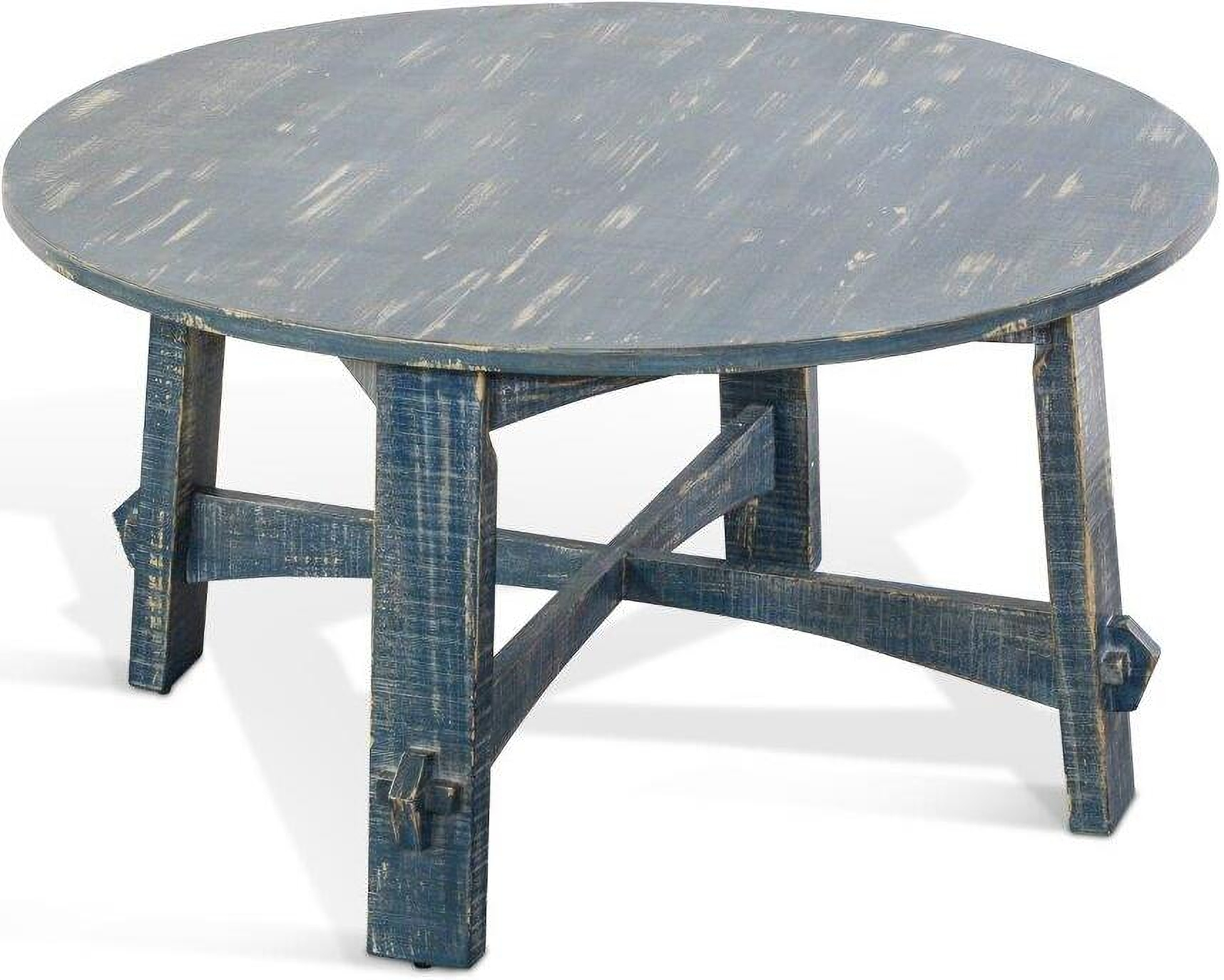 Marina Ocean Blue Coffee Table In Blue by Sunny Design 1StopBedrooms