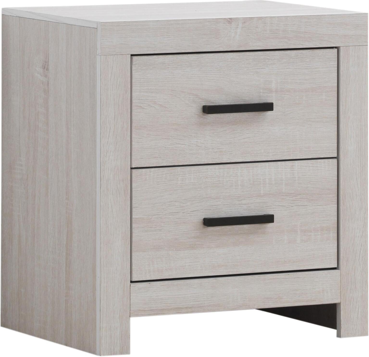White Coastal Nightstand