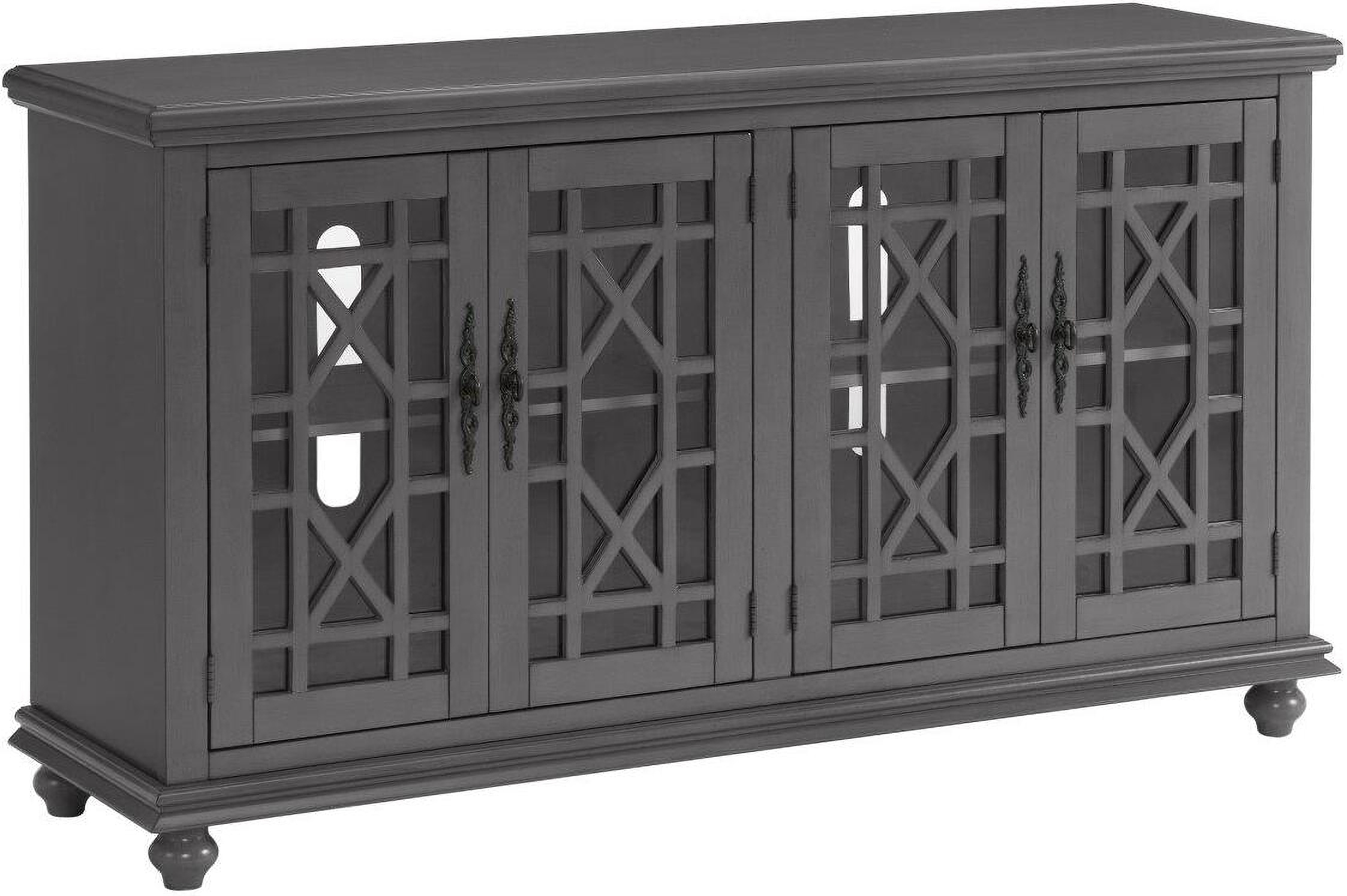 Martin Svensson Beistelltisch Mit Steckdosen & USB – Antik-schwarz, Schublade & Schrank | 61x40,6x63,5 Cm | Viel Stauraum