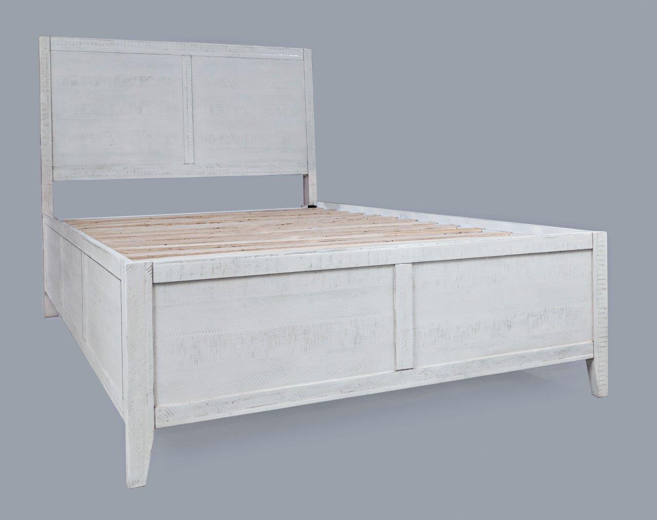 Maxton Contemporary Coastal Distressed Acacia Full Size Bed 2151-FHB-FPFB-FRS  - 1StopBedrooms