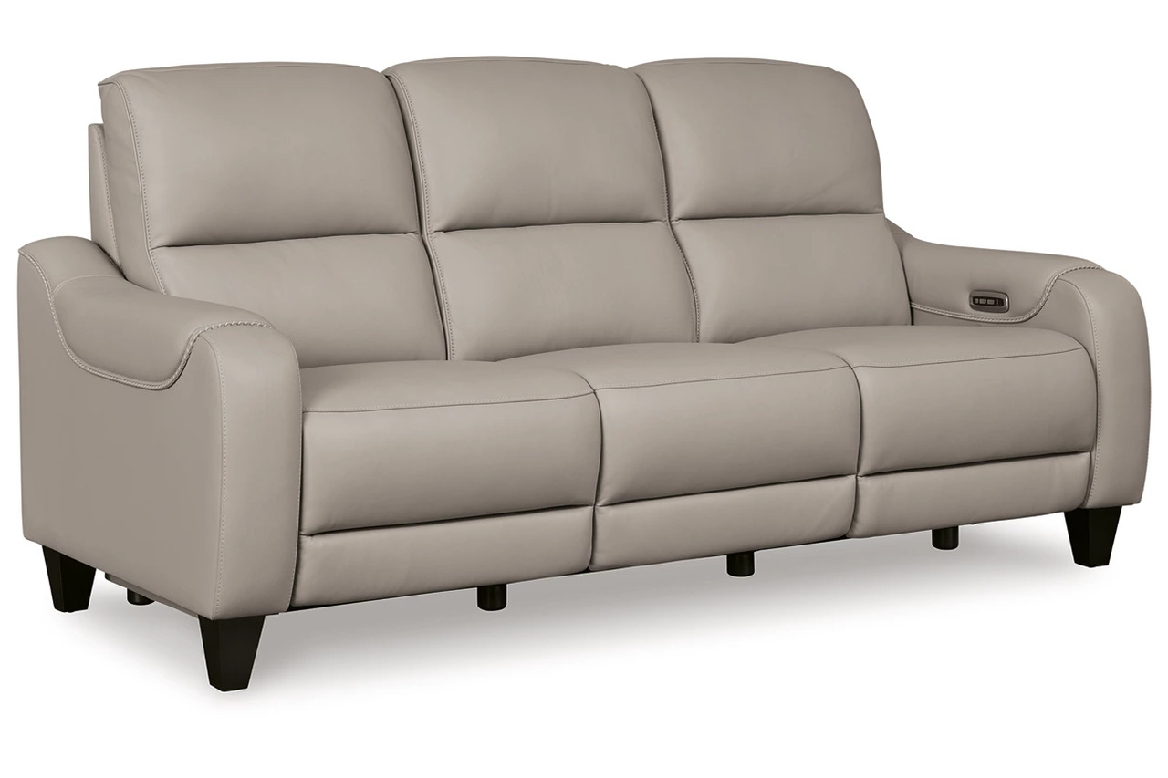 Mercomatic Power Reclining Sofa In Gray | 1StopBedrooms