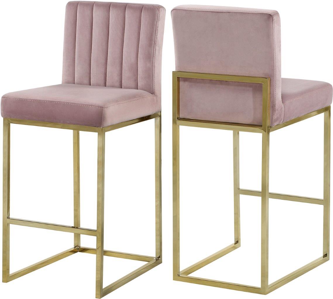 Meridian 781pinkc Gie Series, Commercial Upholstered Bar Stools