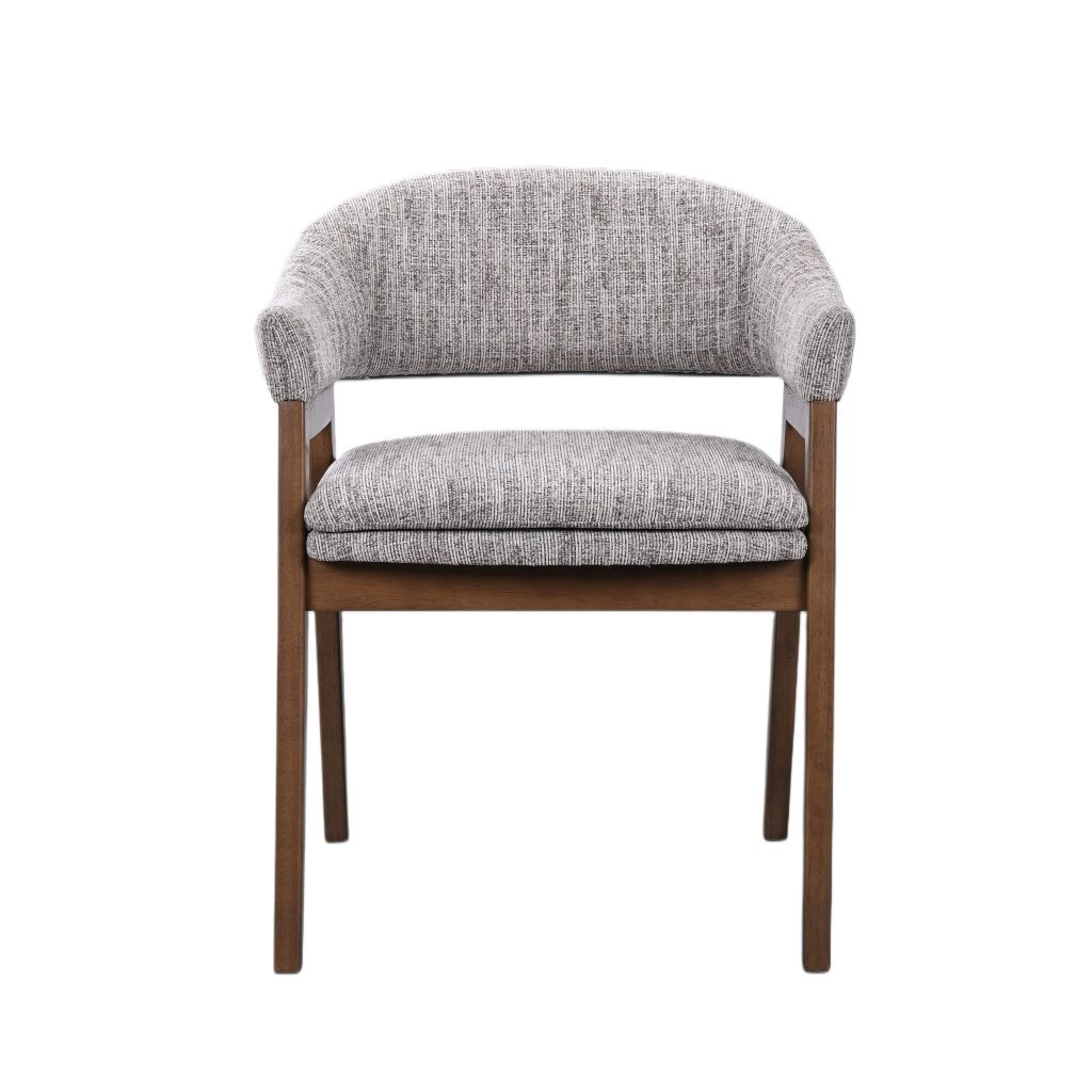 Miller Arm Chair Set of 2 In Walnut
