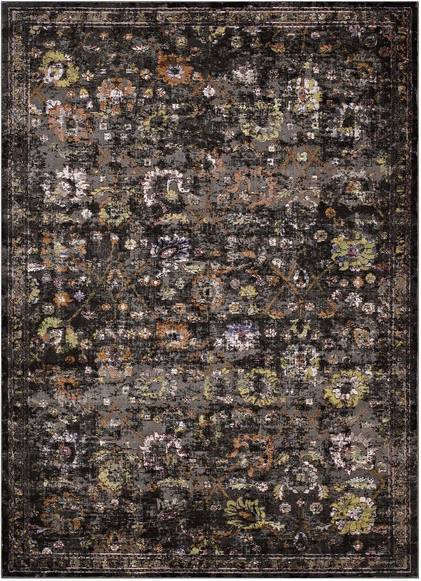 Loloi Rugs PADMPMA-01BLML5076 5 ft. x 7 ft. 6 in. Padma Black