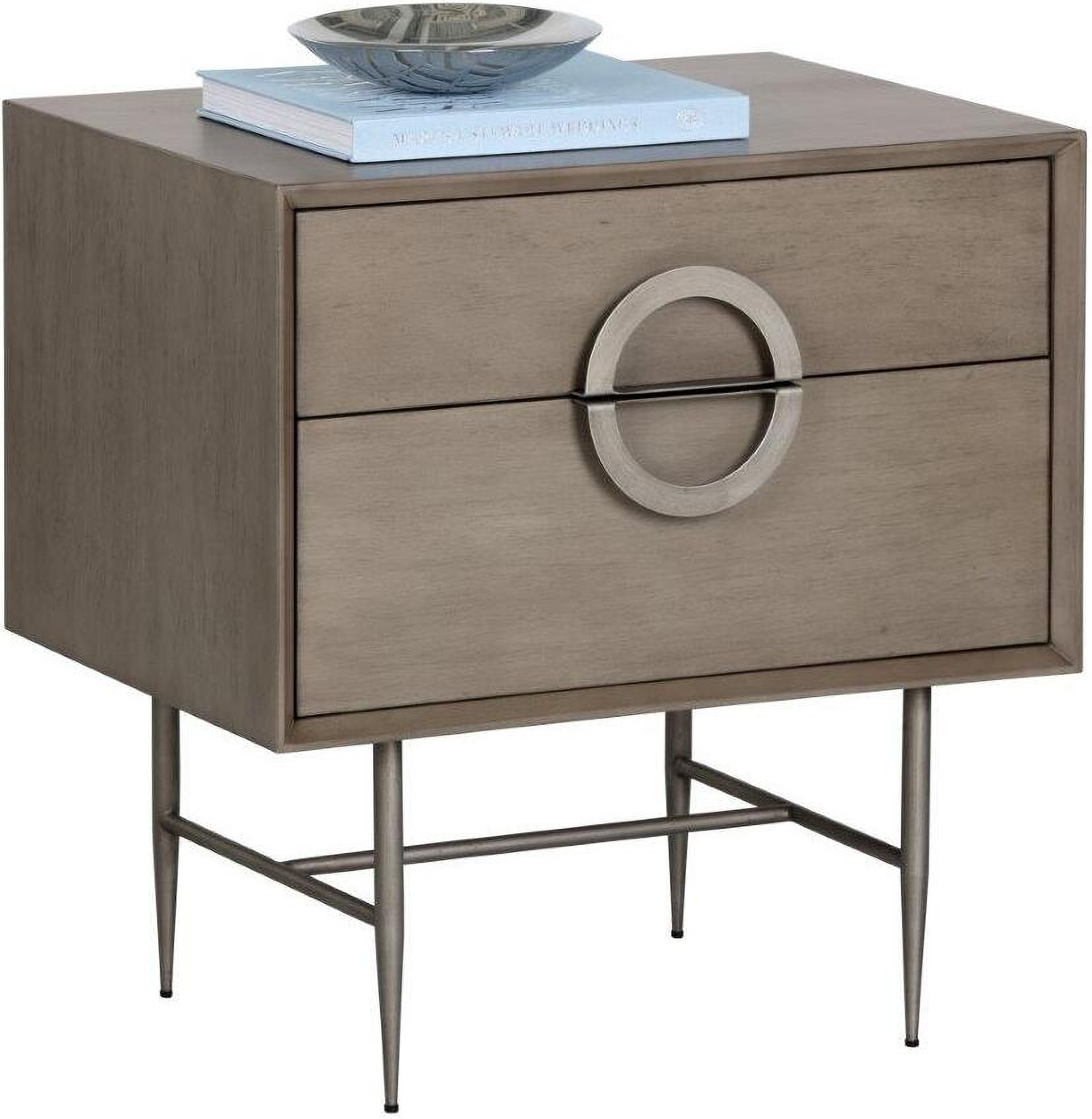 Mixt Ash Grey Emery Nightstand 1stopbedrooms