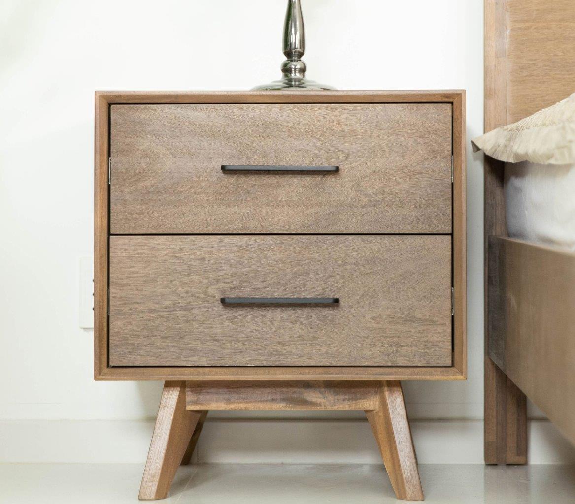 Modrest Claire Contemporary Walnut Nightstand by VIG Furniture