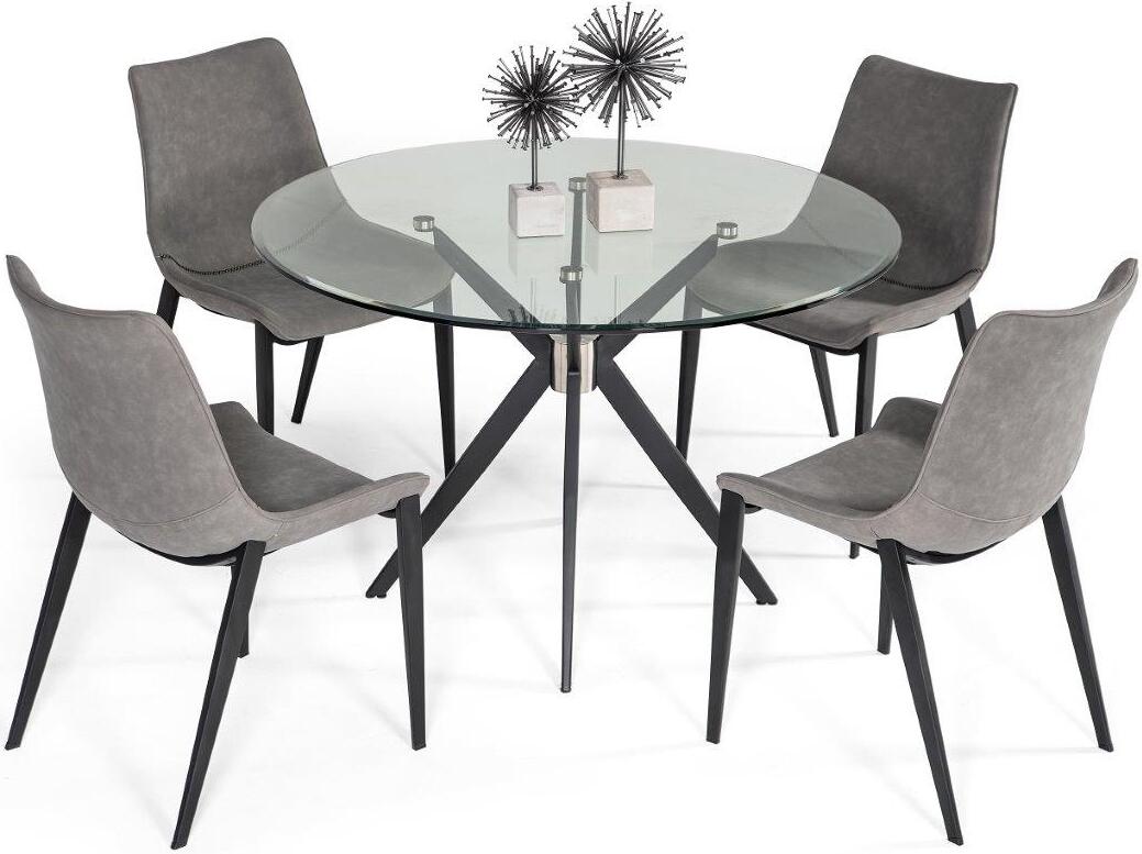 Modrest Dallas Modern Black Dining Table - 1StopBedrooms