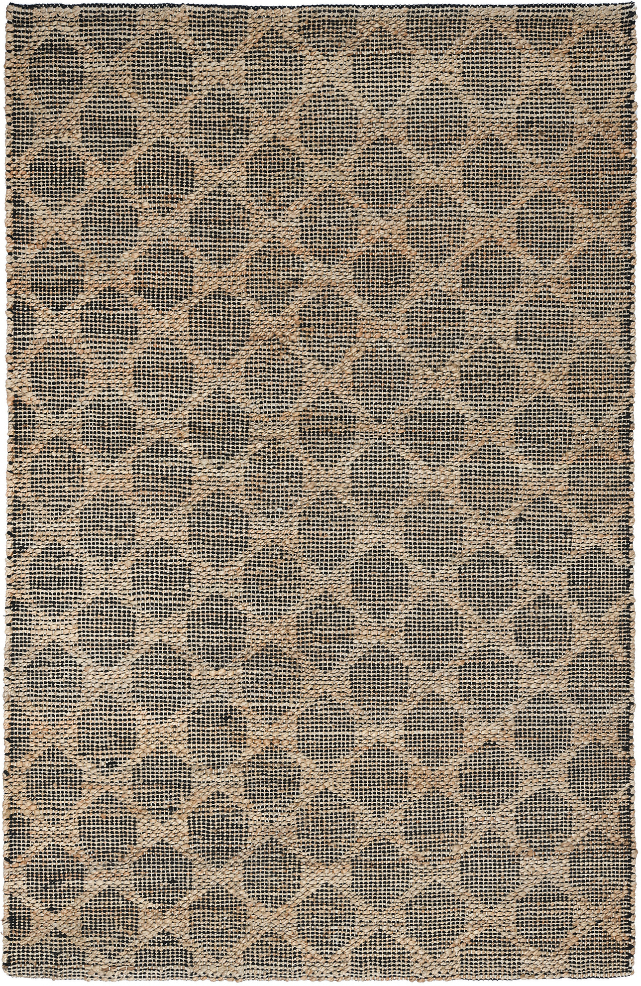 Mojave 5x8 Rug In Black and Natural by Classic Home | 1StopBedrooms