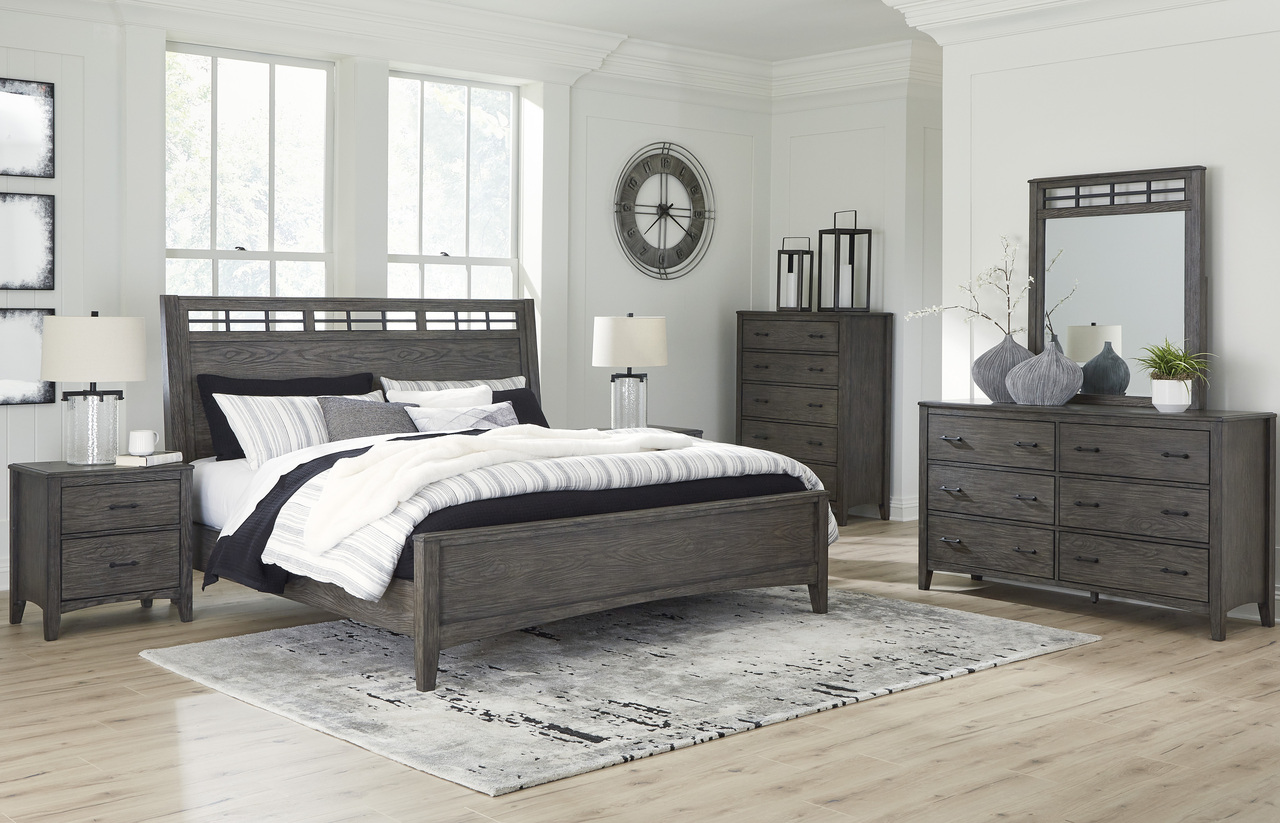 Montillan Panel Bedroom Set In Grayish Brown by Ashley Furniture ...