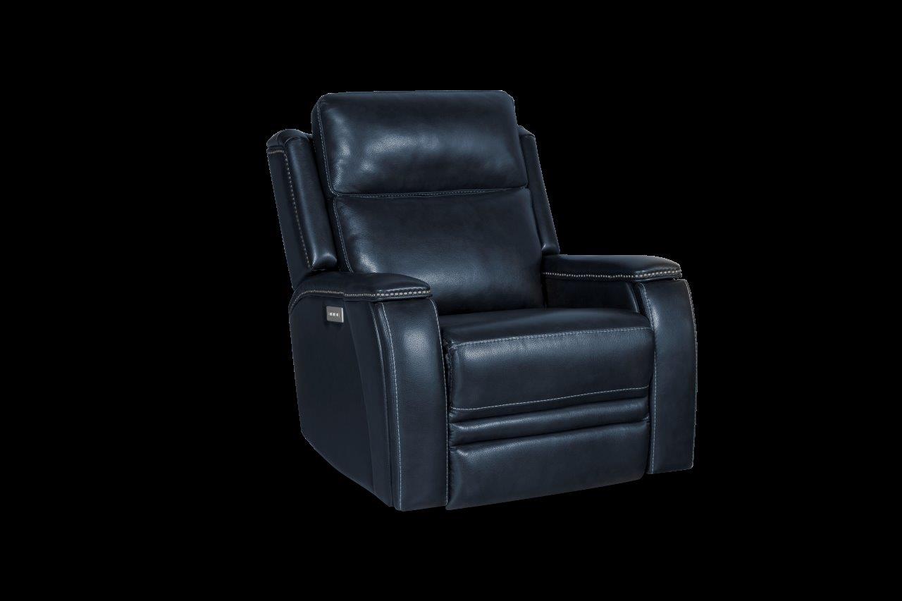 Barcalounger Louisville Rainer Ocean Power Lift Recliner with Power Head Rest Power Lumbar and Heat