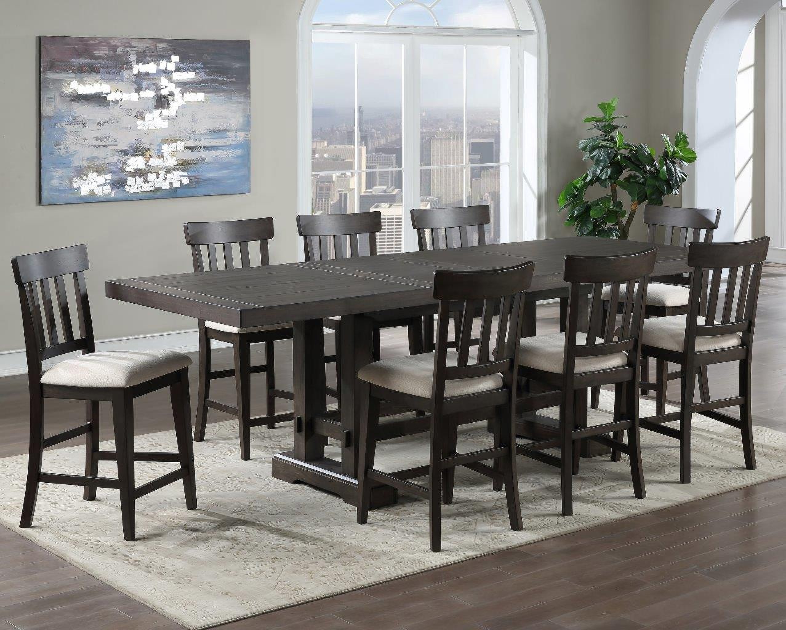 Napa 9Pc Counter Height Dining Set by Steve Silver | 1StopBedrooms
