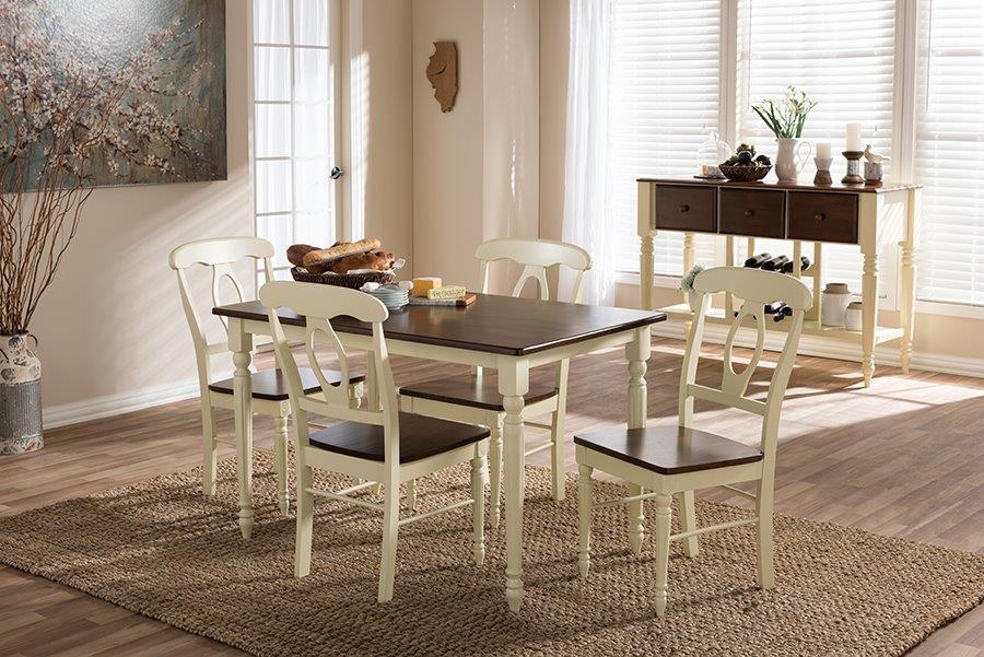 Napoleon French Country Cottage Buttermilk And Cherry Brown