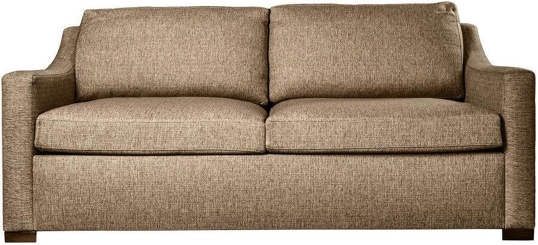 Nativa Interiors Ashley Sleeper Sofa 80 Inch Flax with Premium Memory