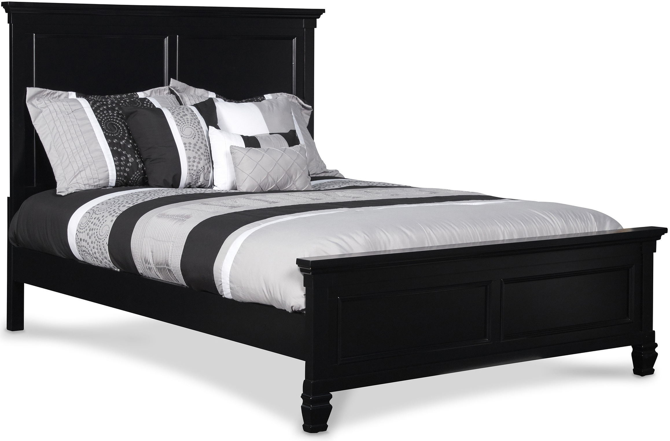 New Classic Furniture Tamarack Twin Bed In Black 1StopBedrooms