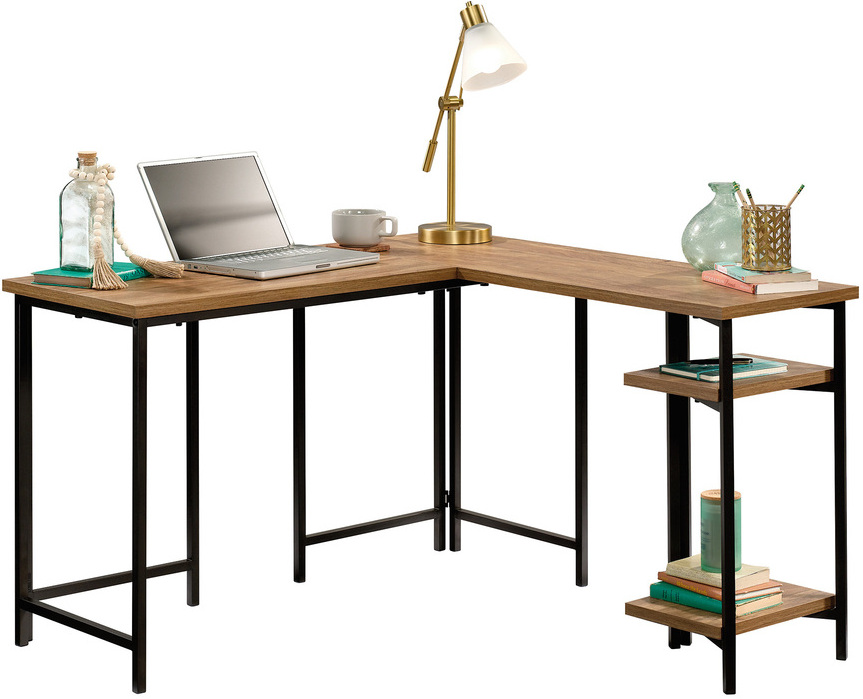 Arlenbry 55 L-Shaped Home Office Desk with Shelf