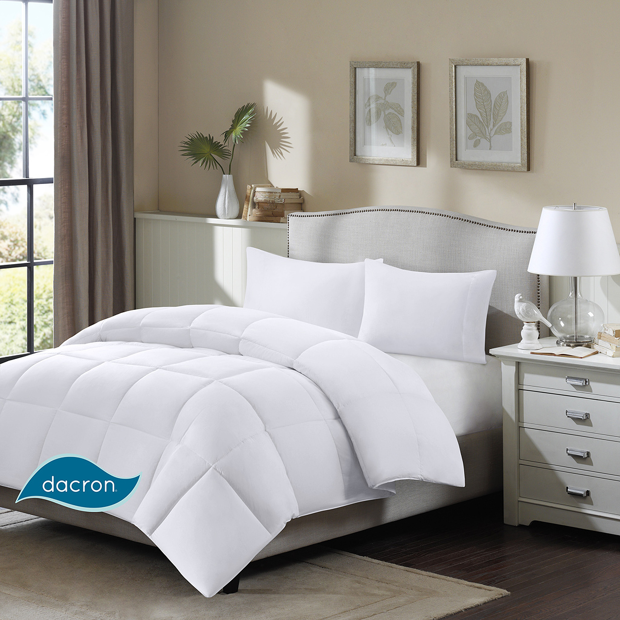 True North by Sleep Philosophy Addison Full/Queen Ivory Pintuck Sherpa Down Alternative Comforter Set