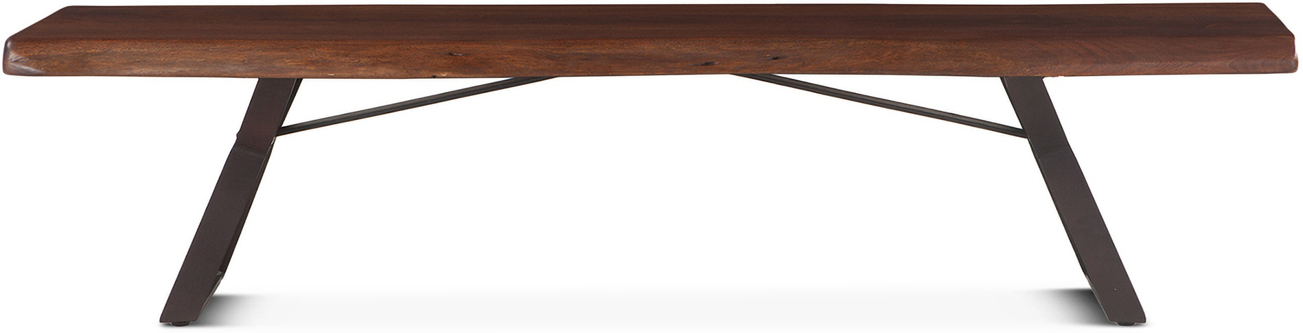 Nottingham 90 Inch Bench In Walnut by Home Trends and Design ...