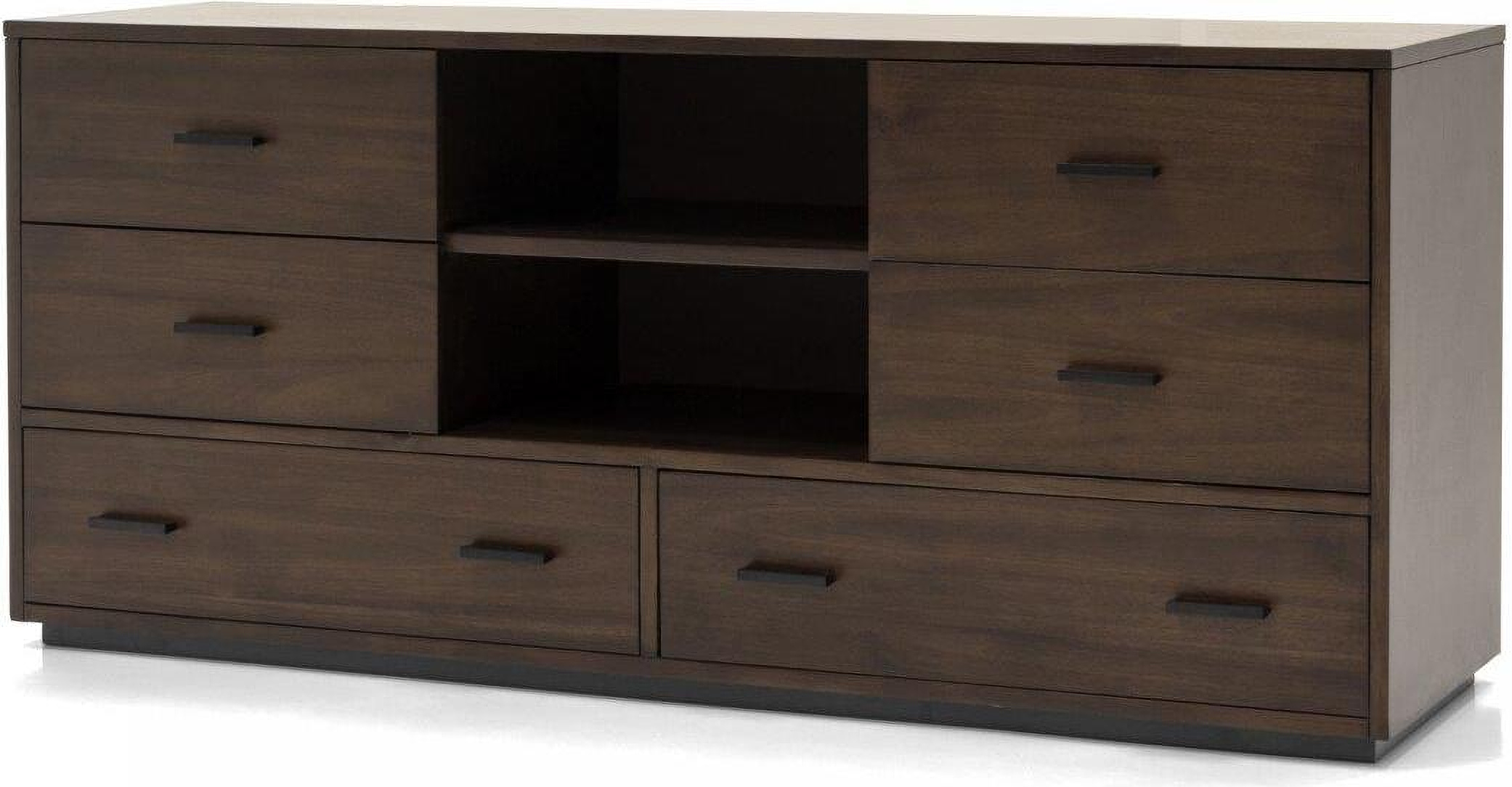 Dark Walnut Lined Drawer Chest