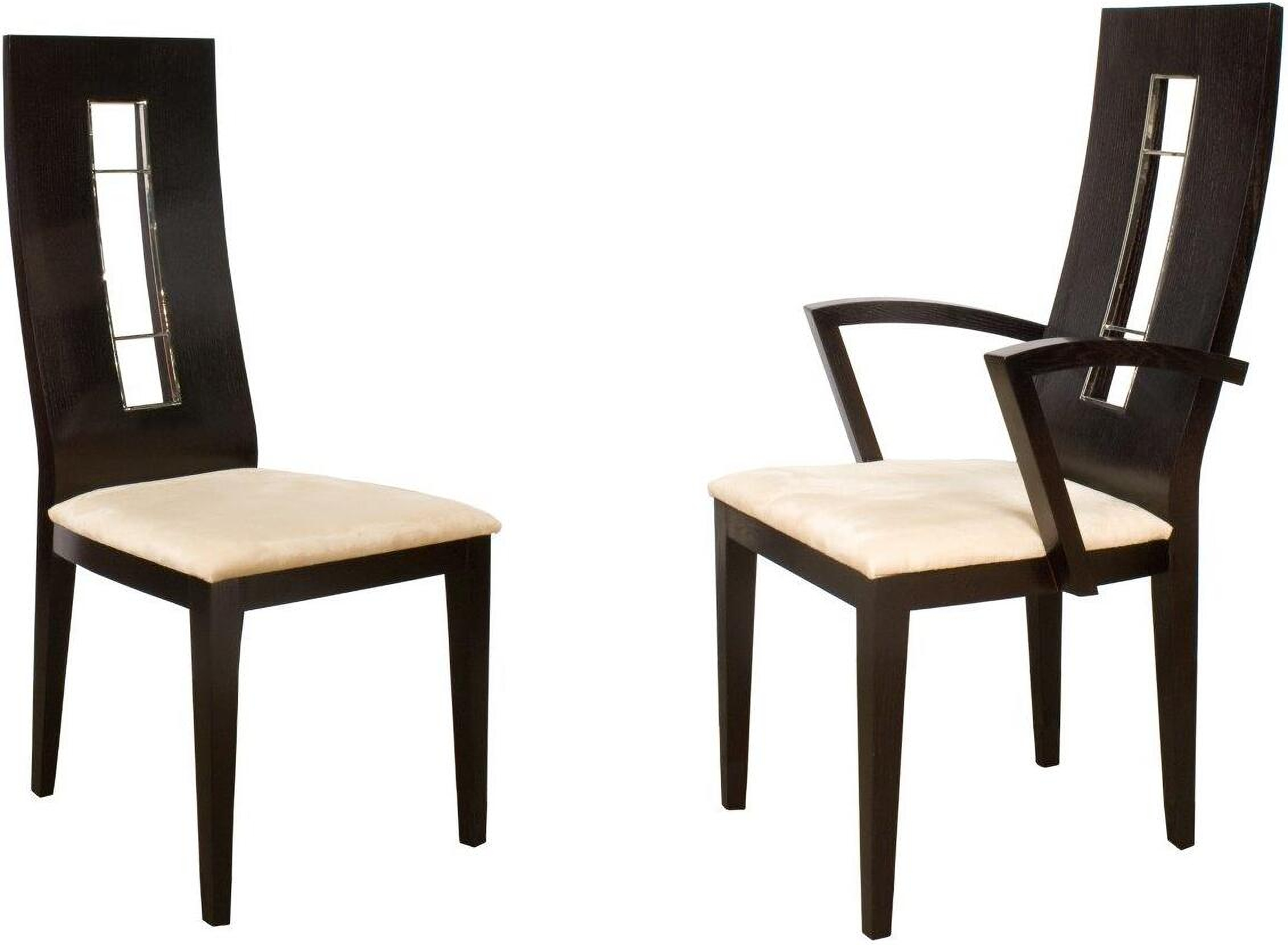 Novo Wenge Side Chair Set Of 2 by Sharelle Furnishings | 1StopBedrooms