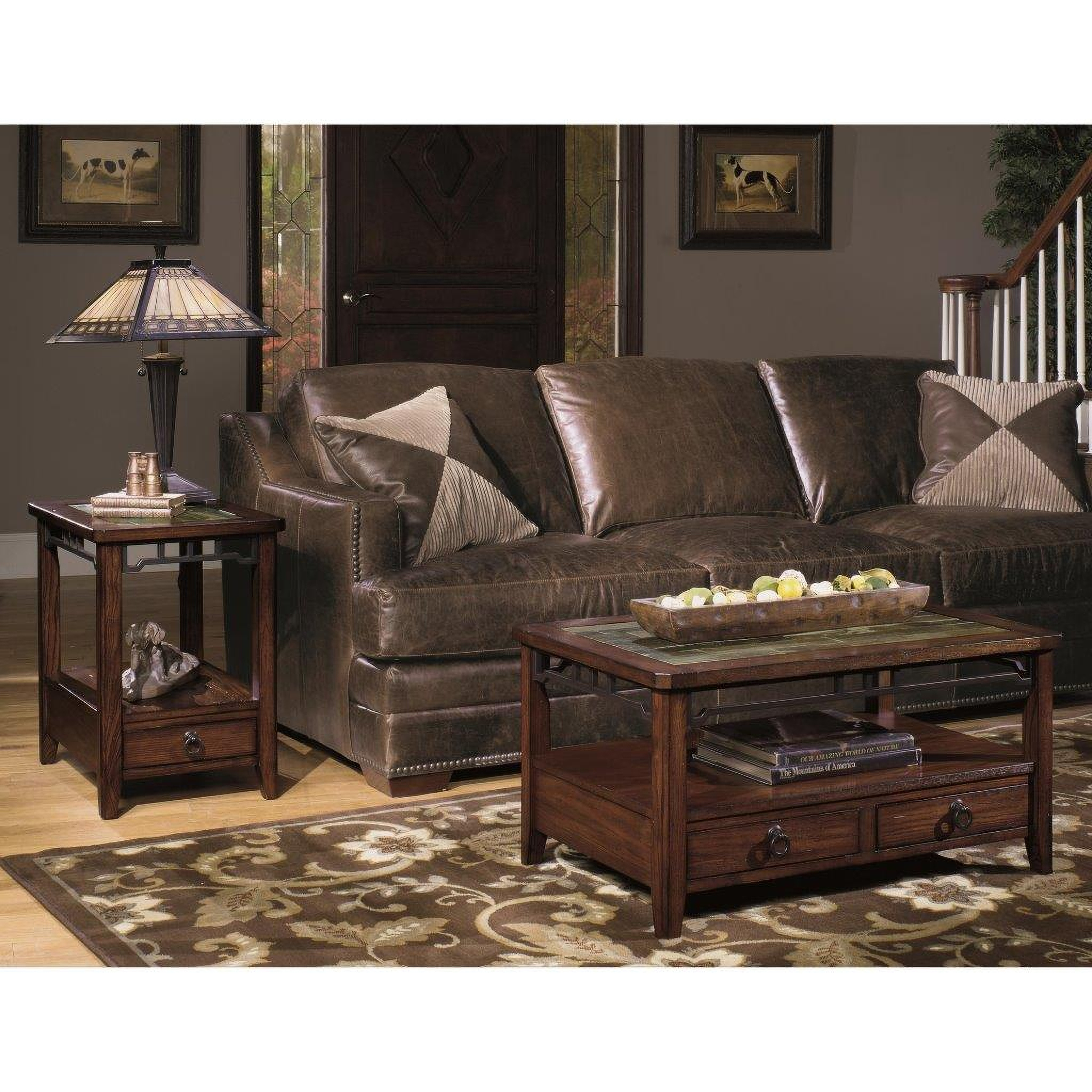 Oak Creek Canyon Occasional Table Set In Chestnut Oak by Null Furniture