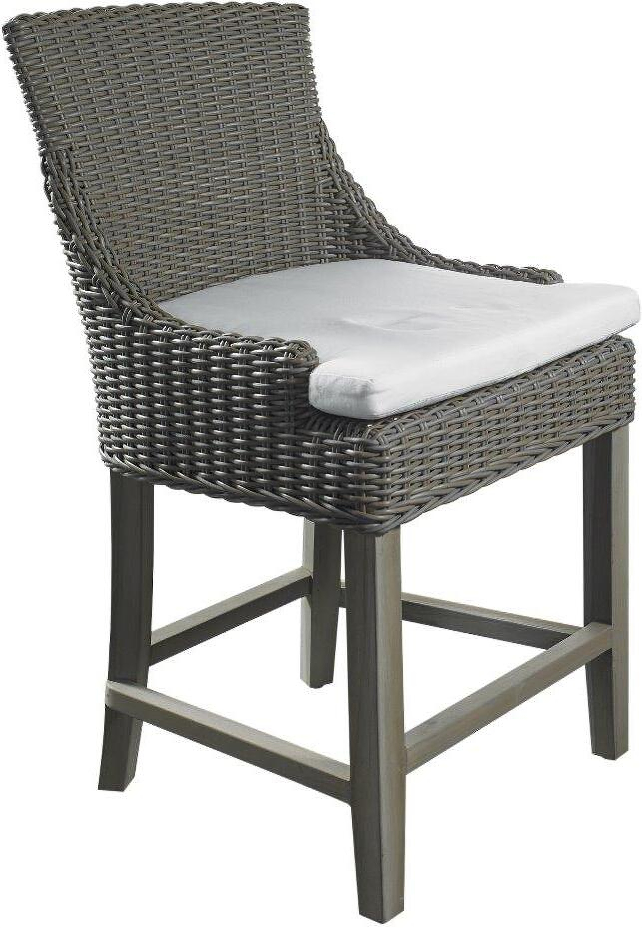 Outdoor Grey Kubu Alfresco Counter Stool by Padma's Plantation ...