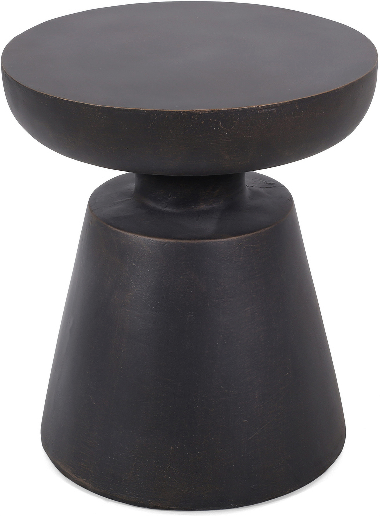 Outdoor Concrete End Table