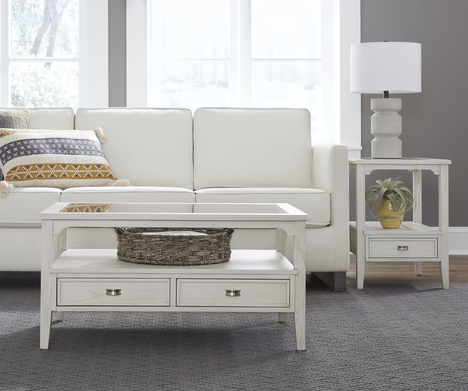 Outer Banks Occasional Table Set In Sand Dune by Null Furniture