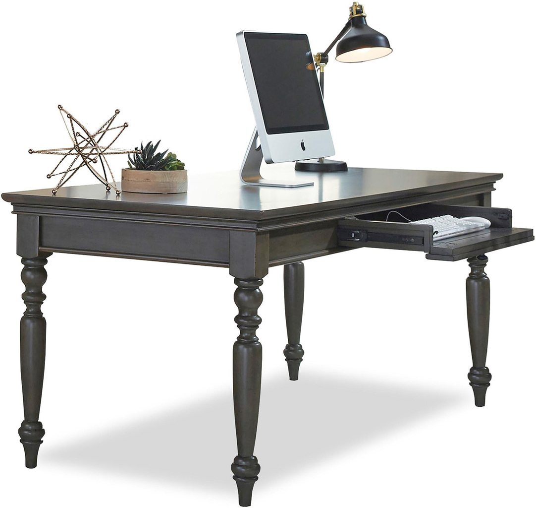 Oxford 72 Inch Writing Desk (Peppercorn) by Aspenhome | 1StopBedrooms