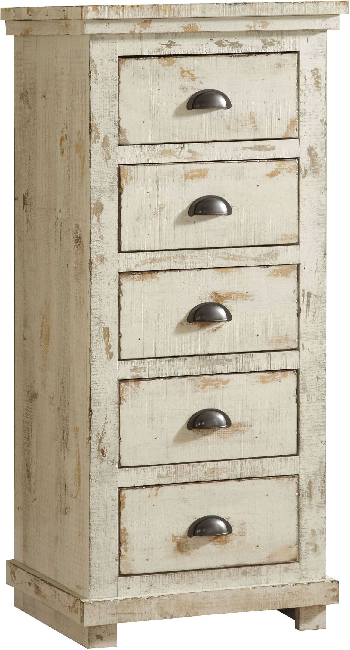 Willow Distressed White Lingerie Chest 1stopbedrooms
