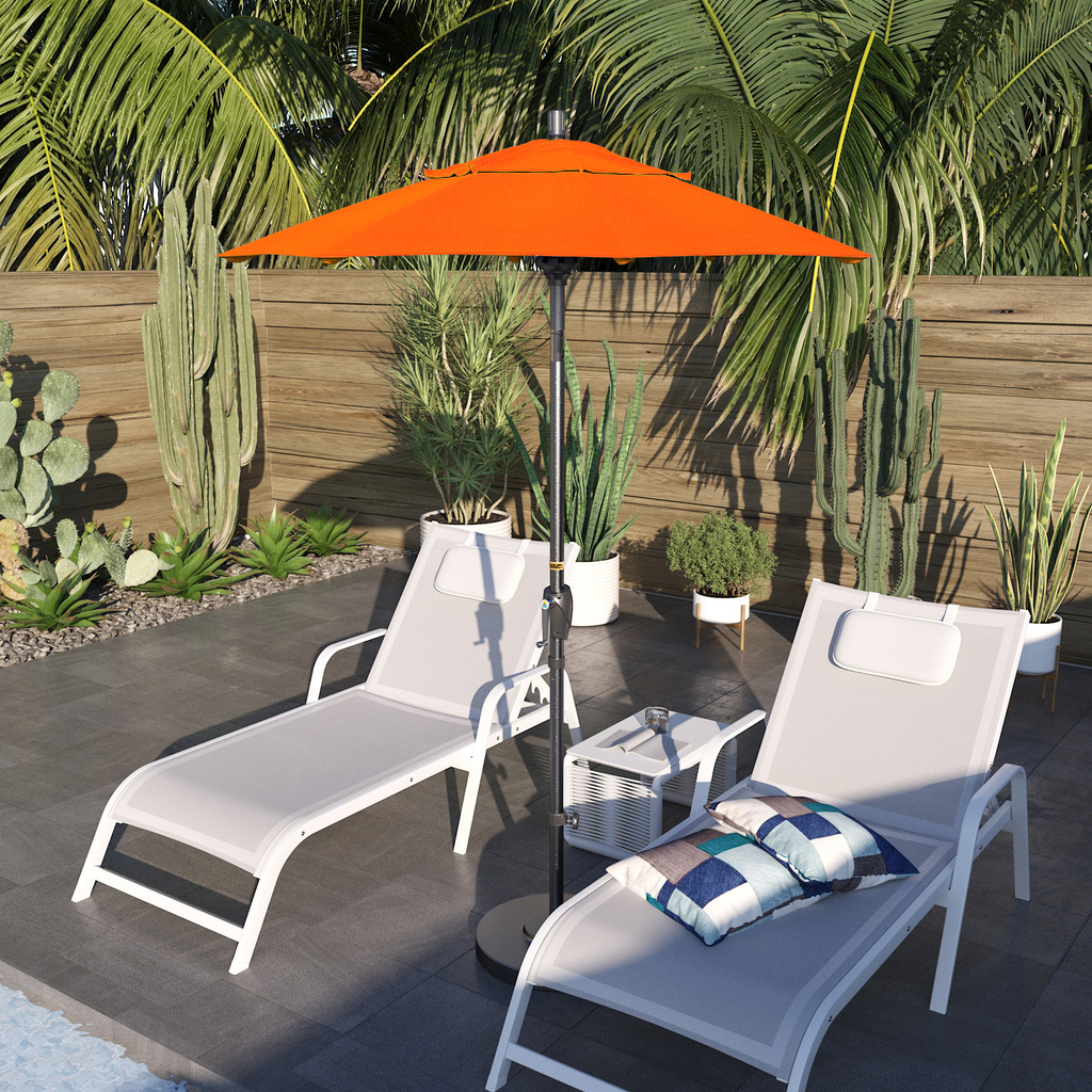 christopher knight patio umbrella Christopher Knight Home Rysa Patio Lightweight Concrete Side Table with  Umbrella Hole and Sand-Filling Design, White Marble