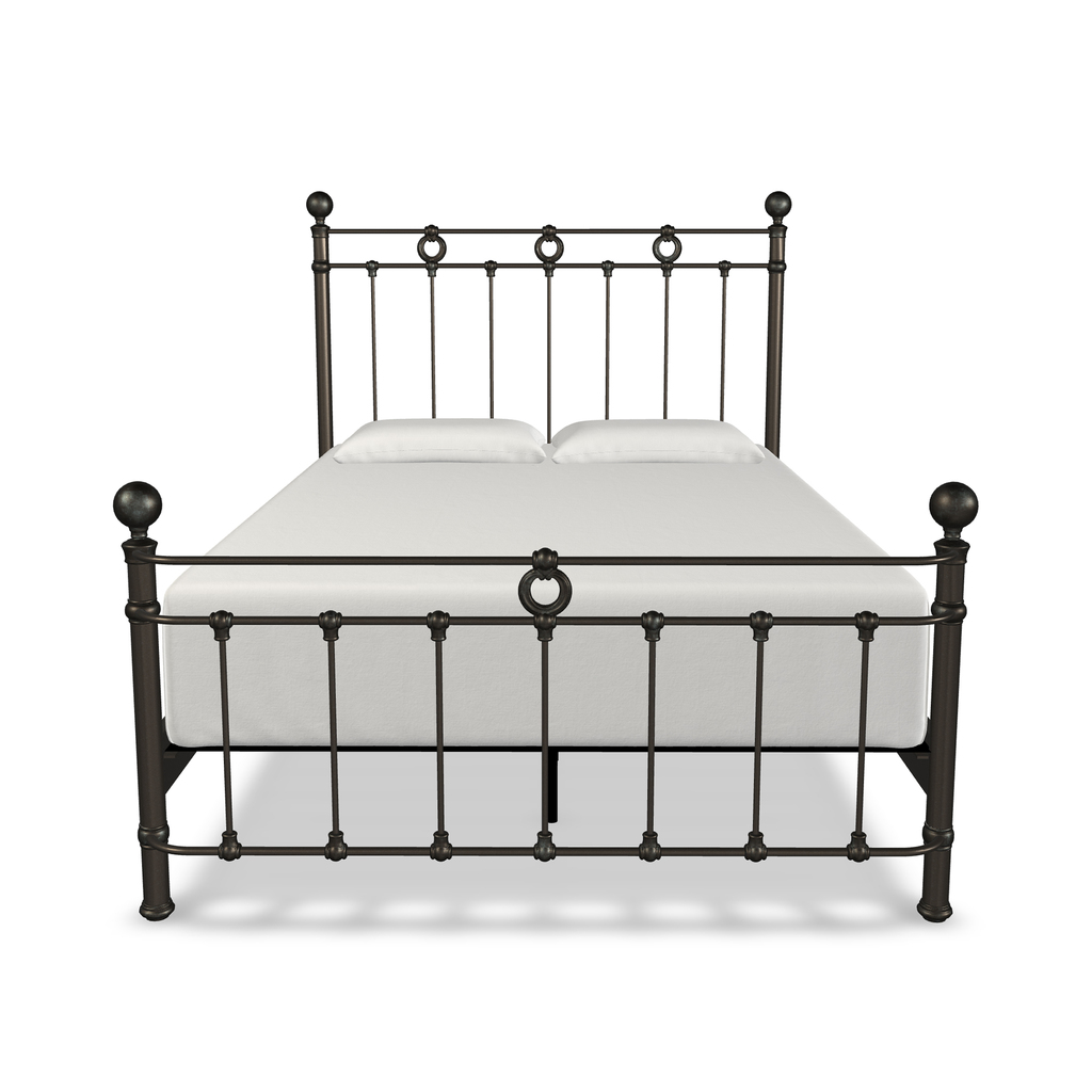 Paisley California King Complete Bed with Metal Profile and