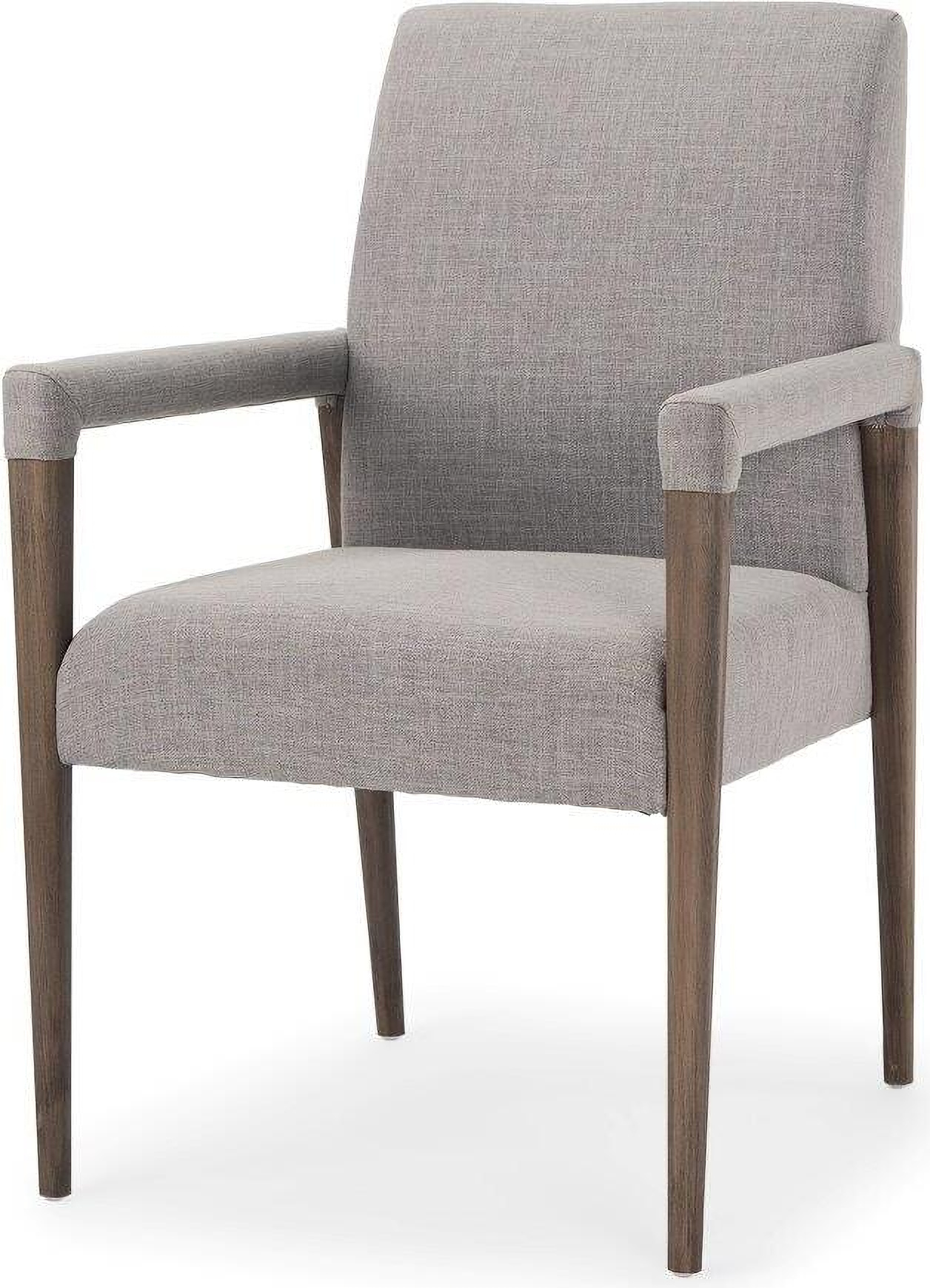 Grey Fabric Wrap With Brown Wooden Frame Dining Chair Grey Fabric Wrap With Brown Wooden Frame Dining Chair