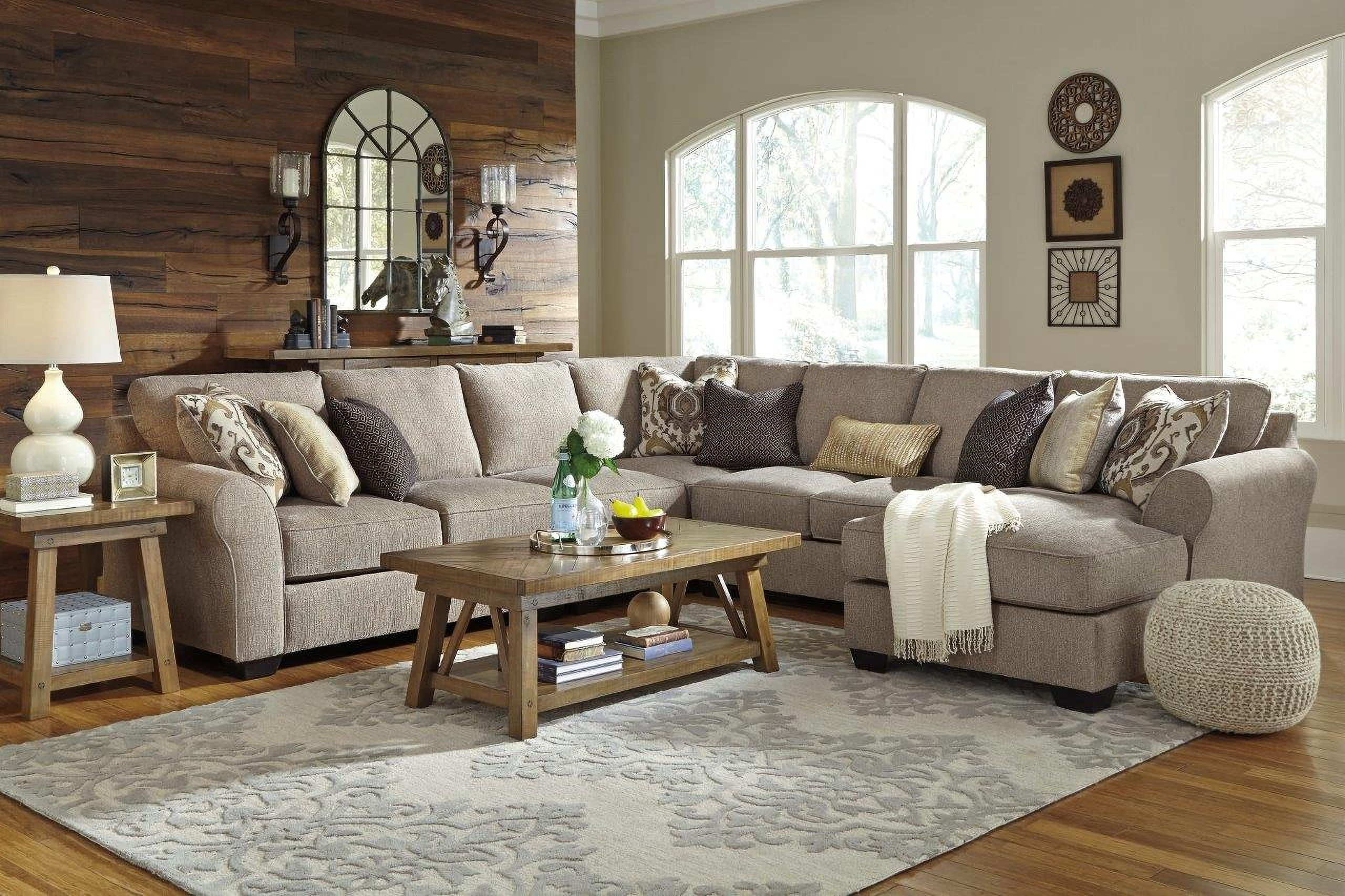 Ashley pantomine store sectional driftwood