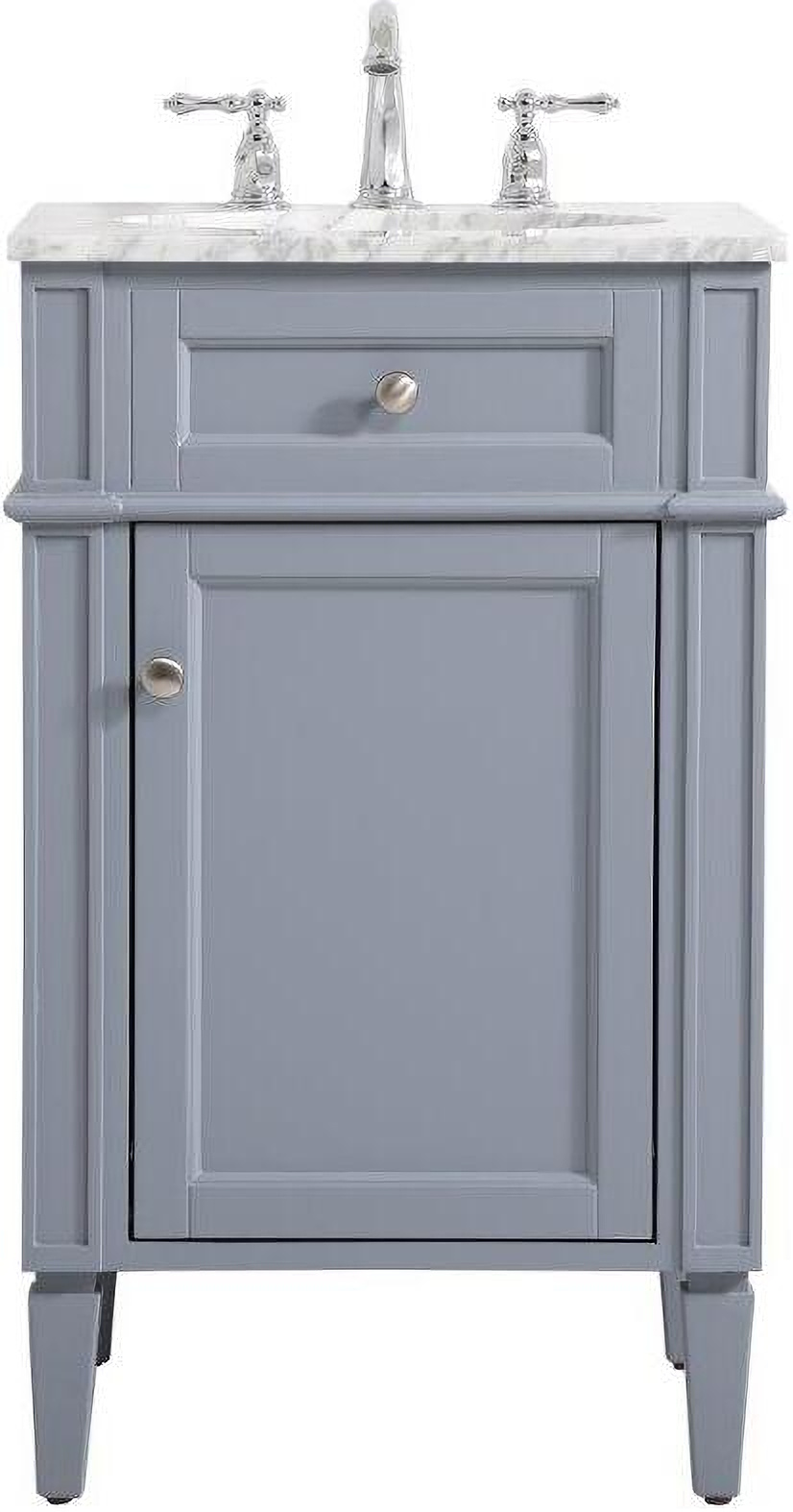 Park Avenue 21 Inch Single Bathroom Vanity In Grey by Elegant Lighting ...