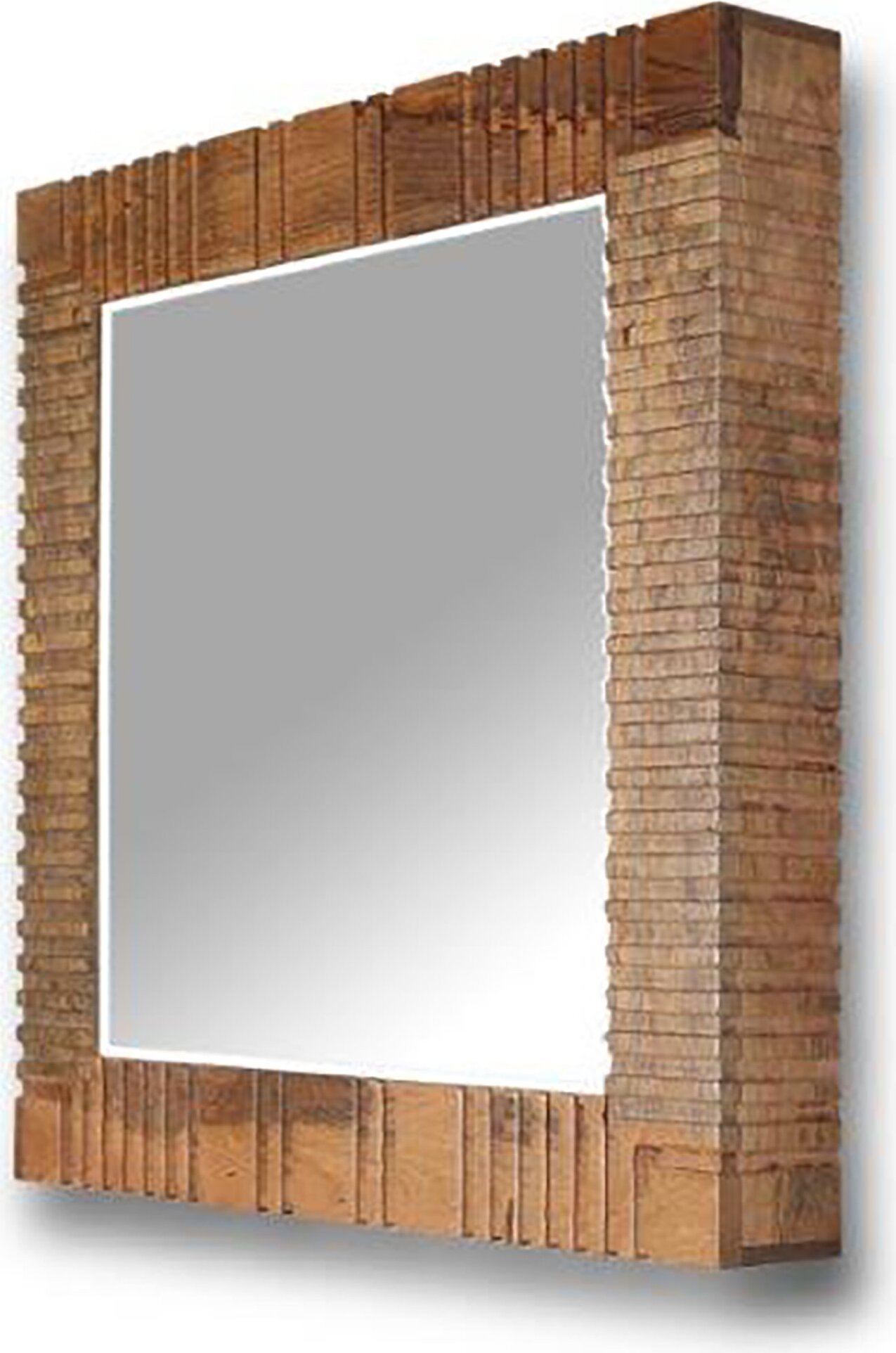 Uttermost Traveler Geometric Square Mirror