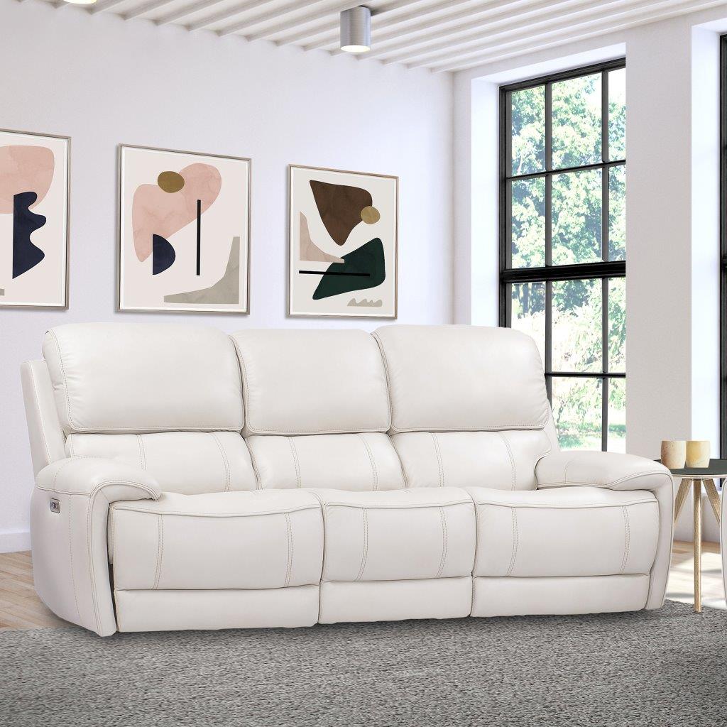 Utopia Ivory/Light Gray & Gold Stainless Steel 2pc Sectional Sofa