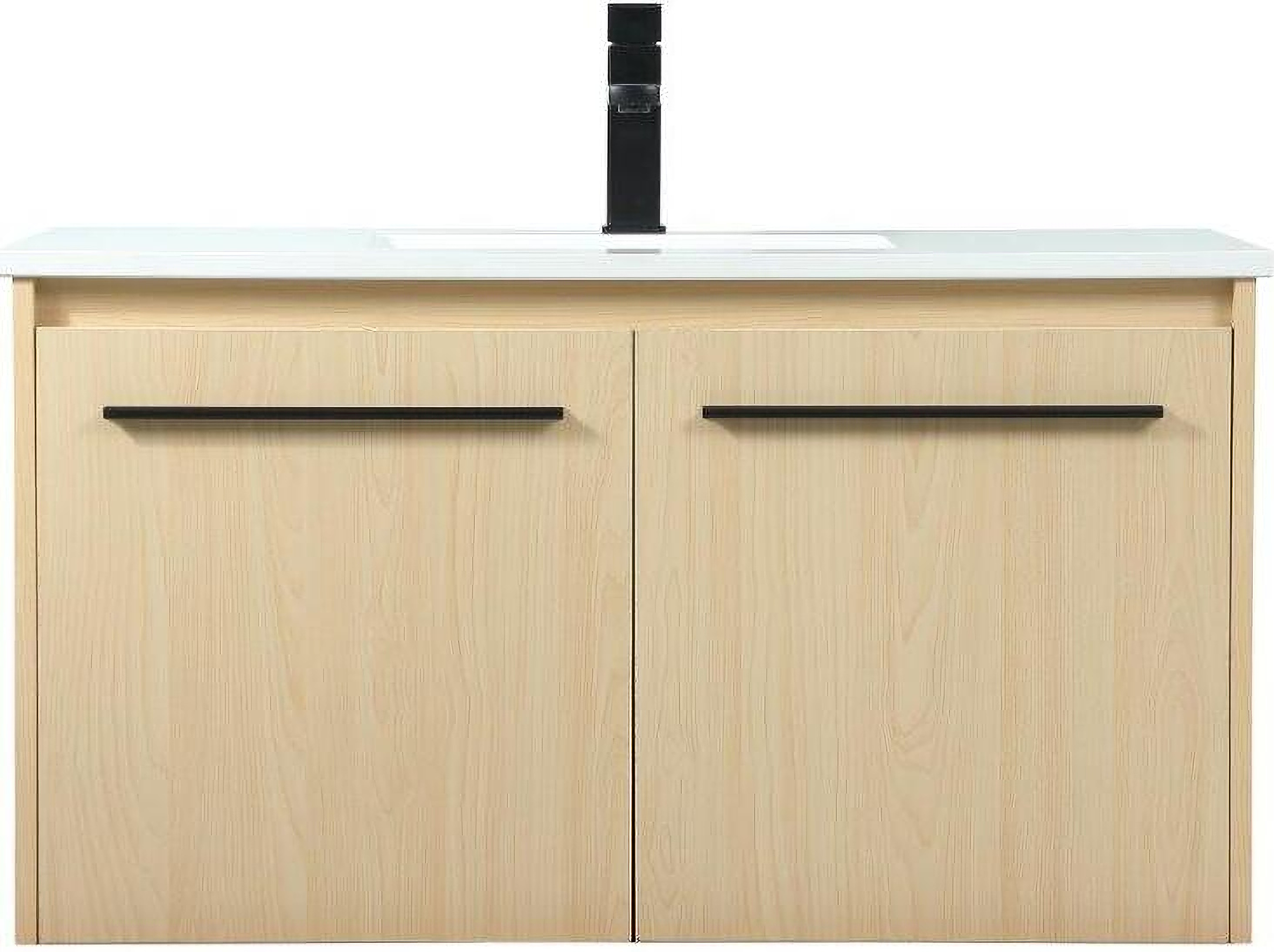 Penn 36 Inch Single Bathroom Vanity In Maple by Elegant Lighting ...