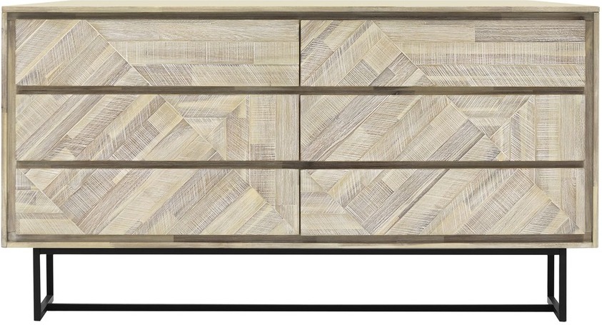 Solid acacia deals wood dresser