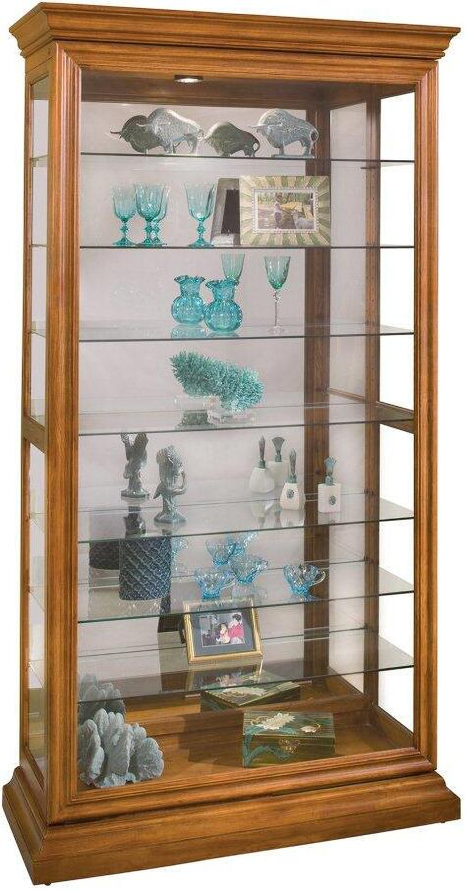 Tiano lighted on sale curio cabinet