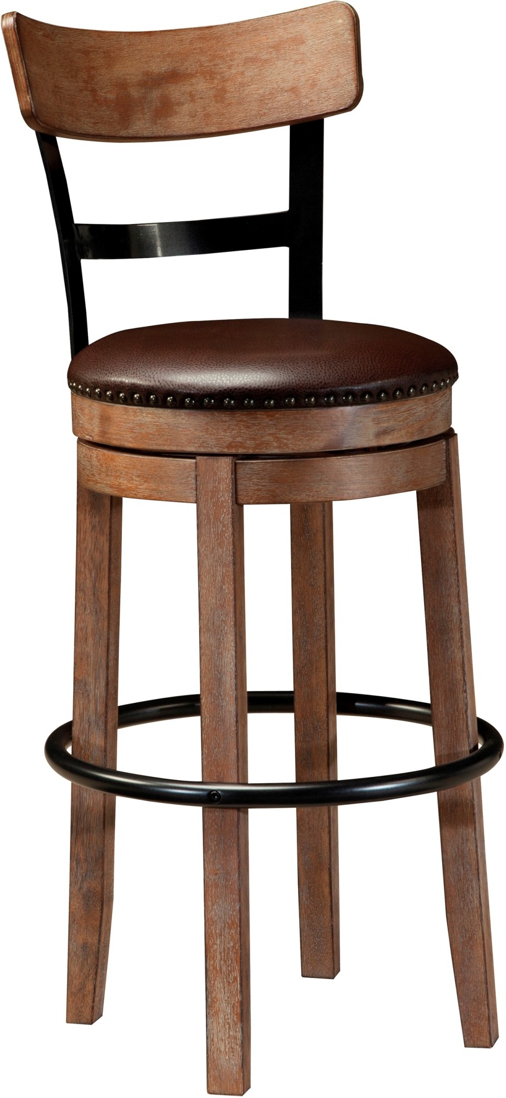 Ashley pinnadel tall swivel shop stool