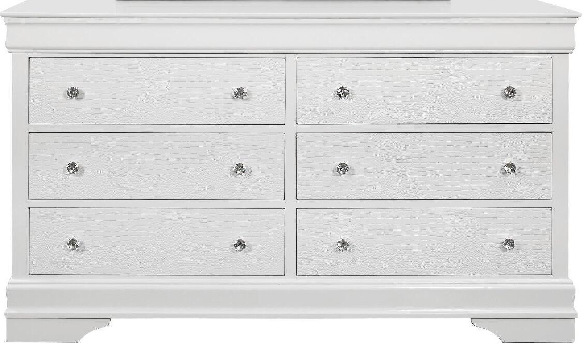 Pompei Metallic Dresser by Global Furniture USA | 1StopBedrooms