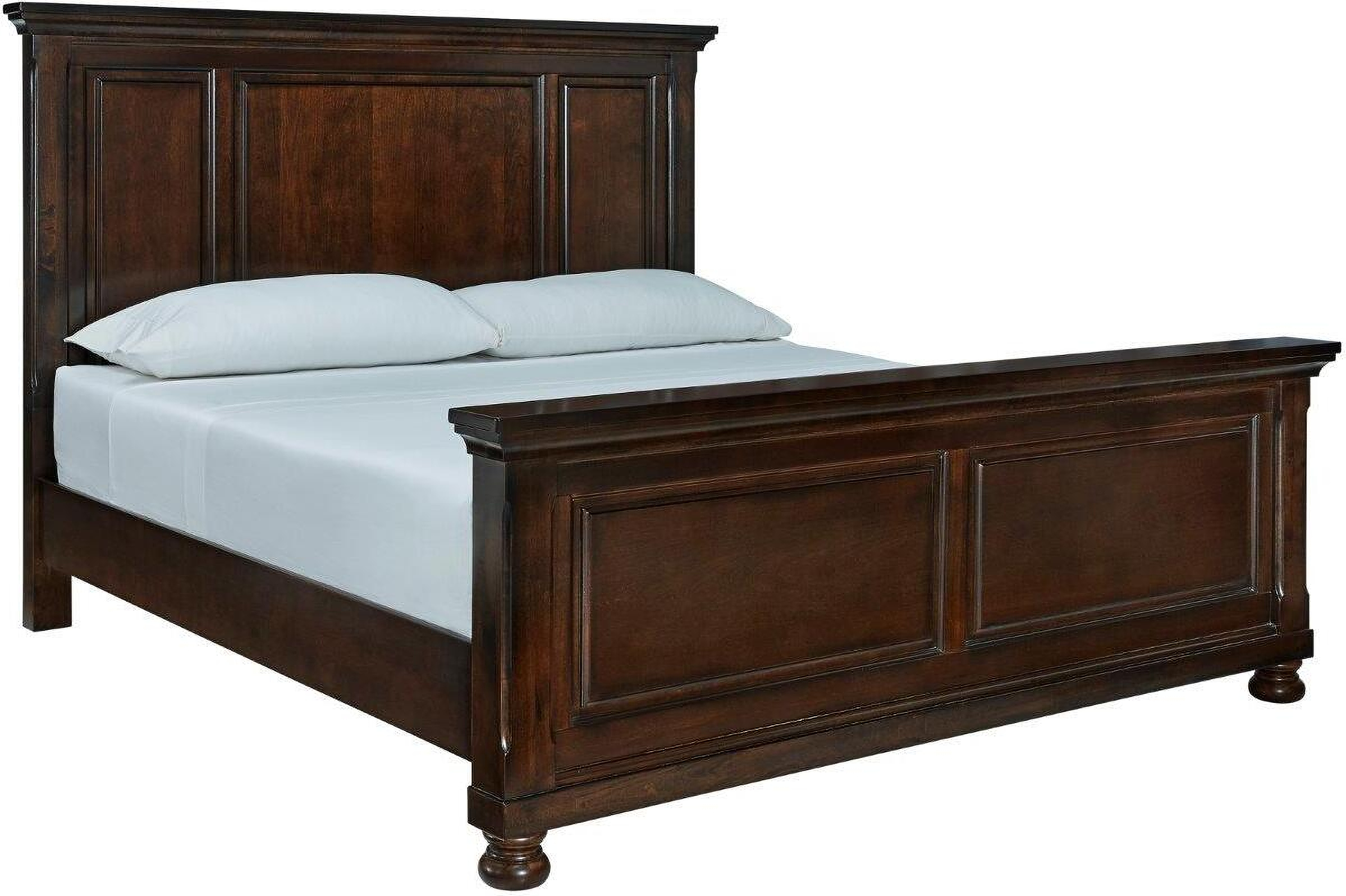 Porter Rustic Brown King Panel Bed by Ashley Furniture | 1StopBedrooms