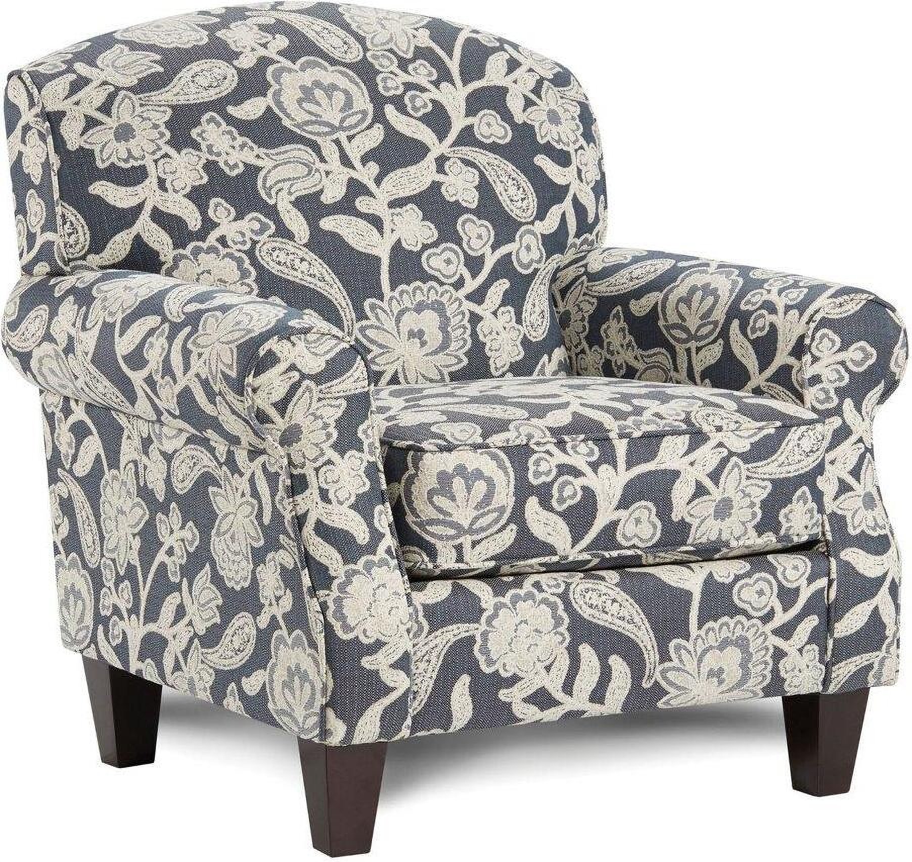 Floral accent best sale chair with ottoman