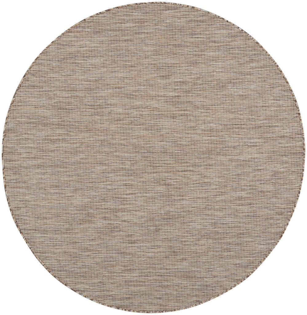 Positano 6' x 6' Round Rug In Beige by Nourison | 1StopBedrooms