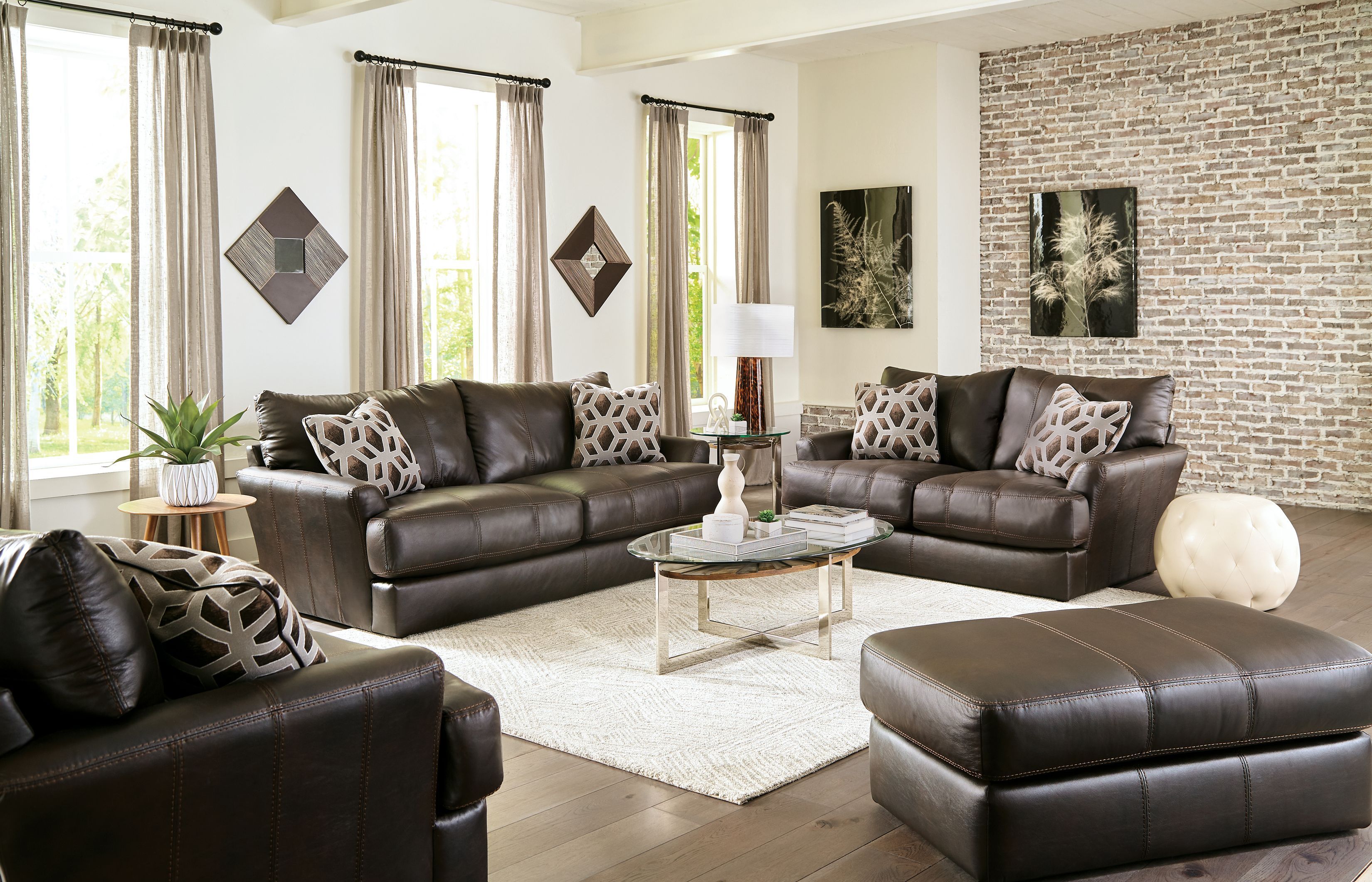 Prato Chocolate Living Room Set by Jackson | 1StopBedrooms