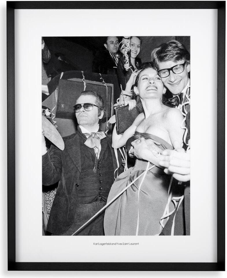 karl lagerfeld and yves saint laurent