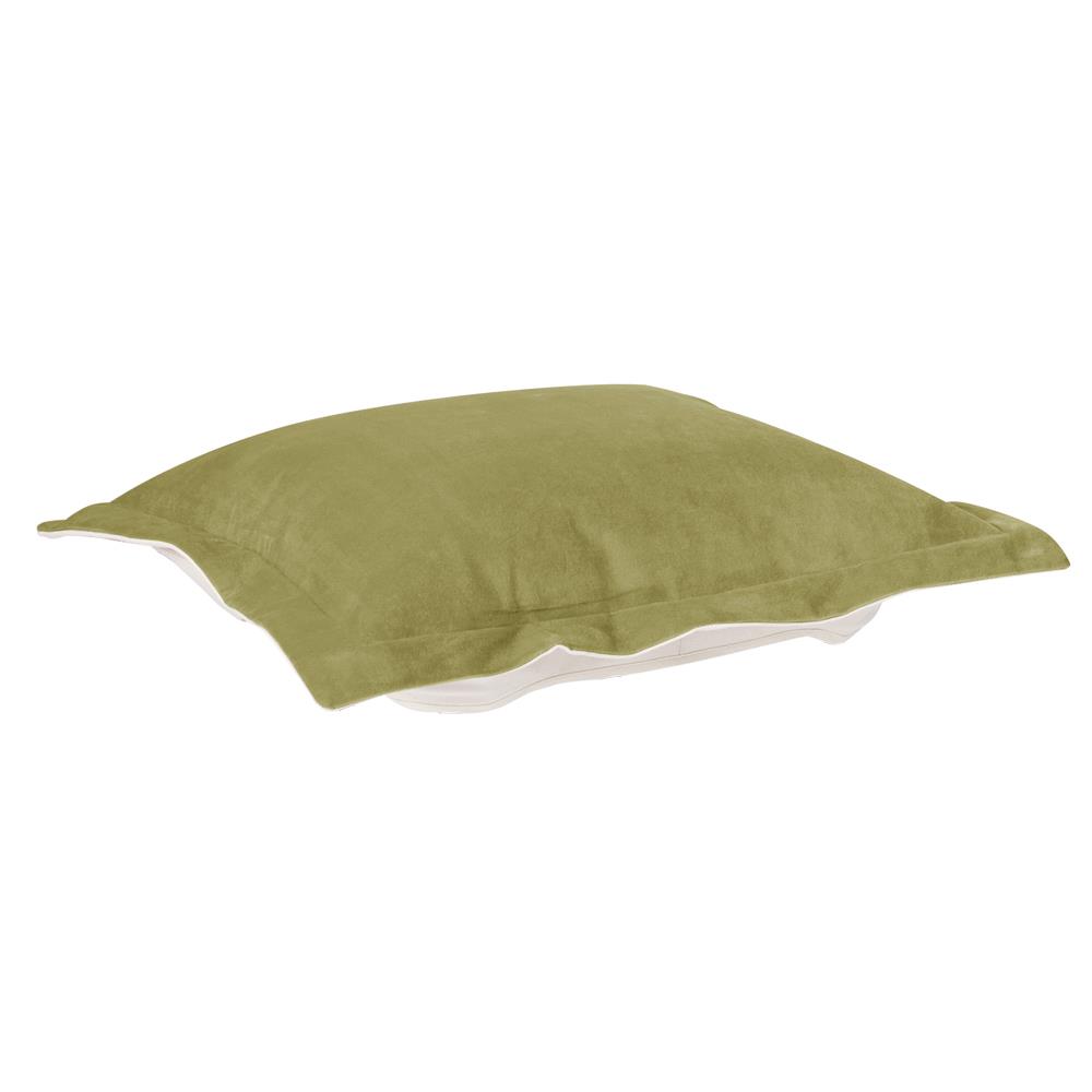 Howard Elliott Replacement Slipcover For Puff Ottoman - 24"x24", Bella Pewter, 100% Polyester, Washable